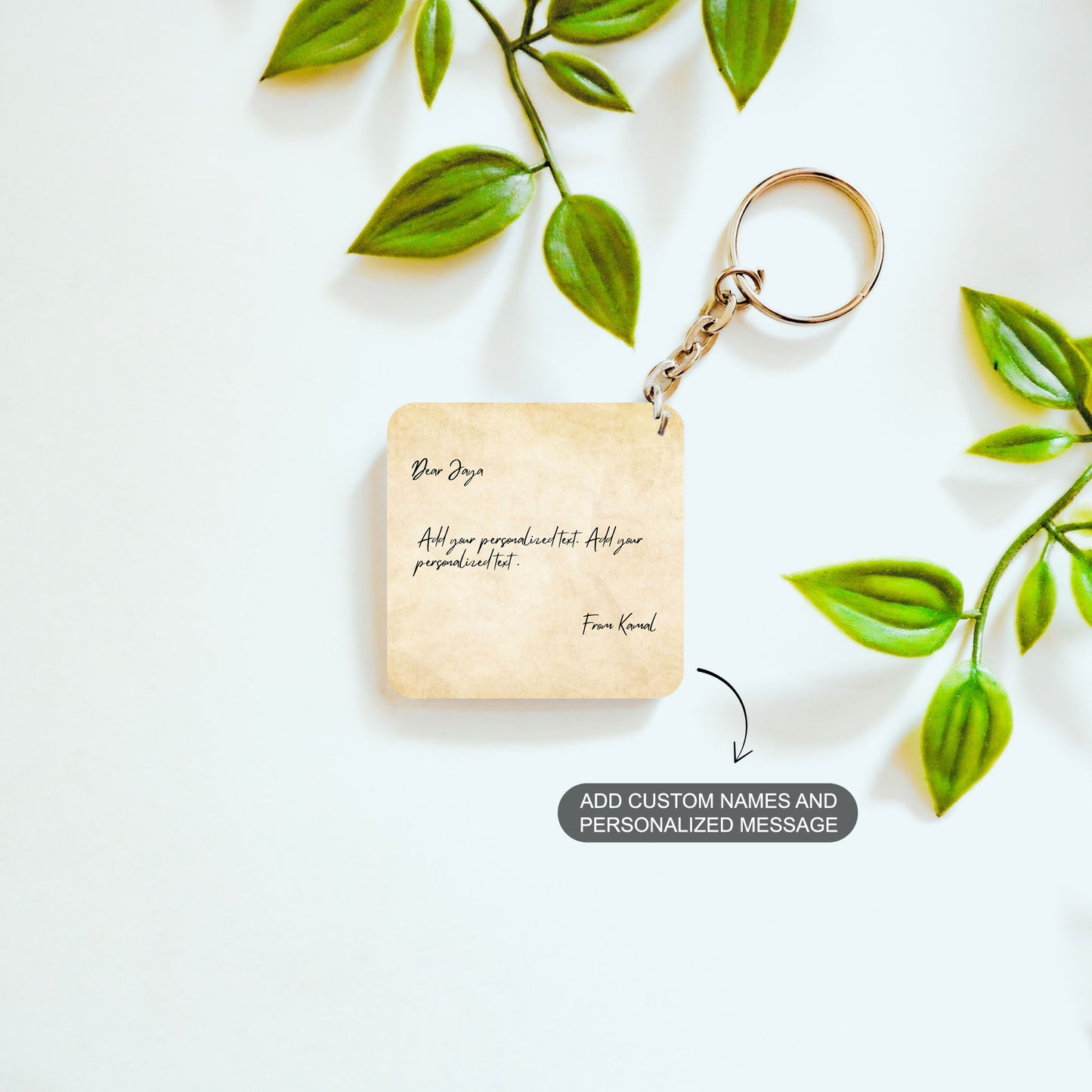 Pocket Letter – Custom Acrylic Keychain