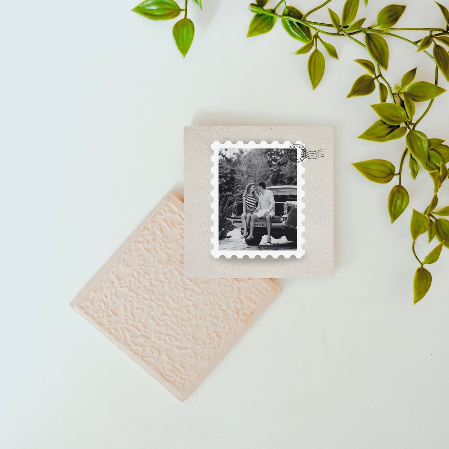 Stamped in Time – Custom Photo Ceramic Tile