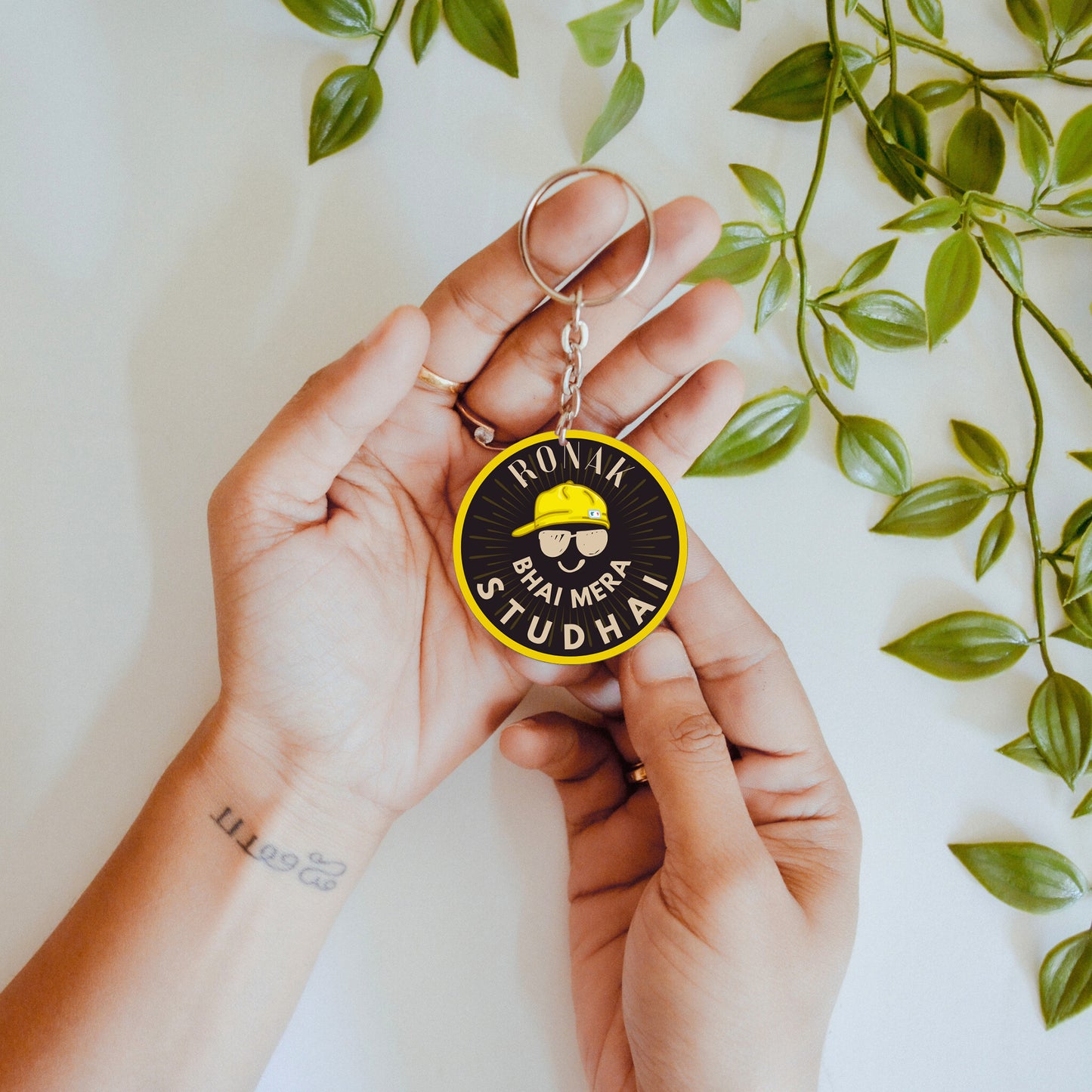 Stud Bhai – Custom Acrylic Keychain