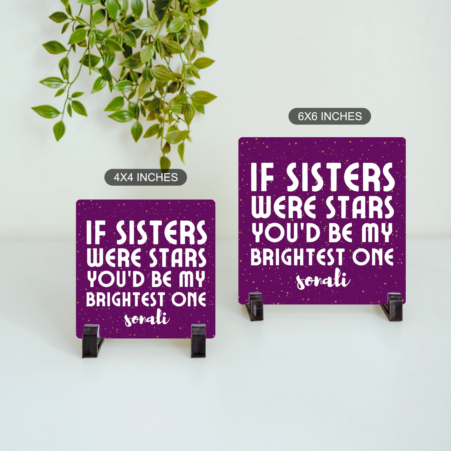 My Brightest Star – Custom Ceramic Tile