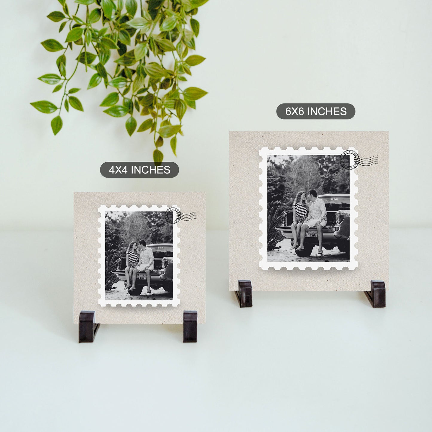 Stamped in Time – Custom Photo Ceramic Tile