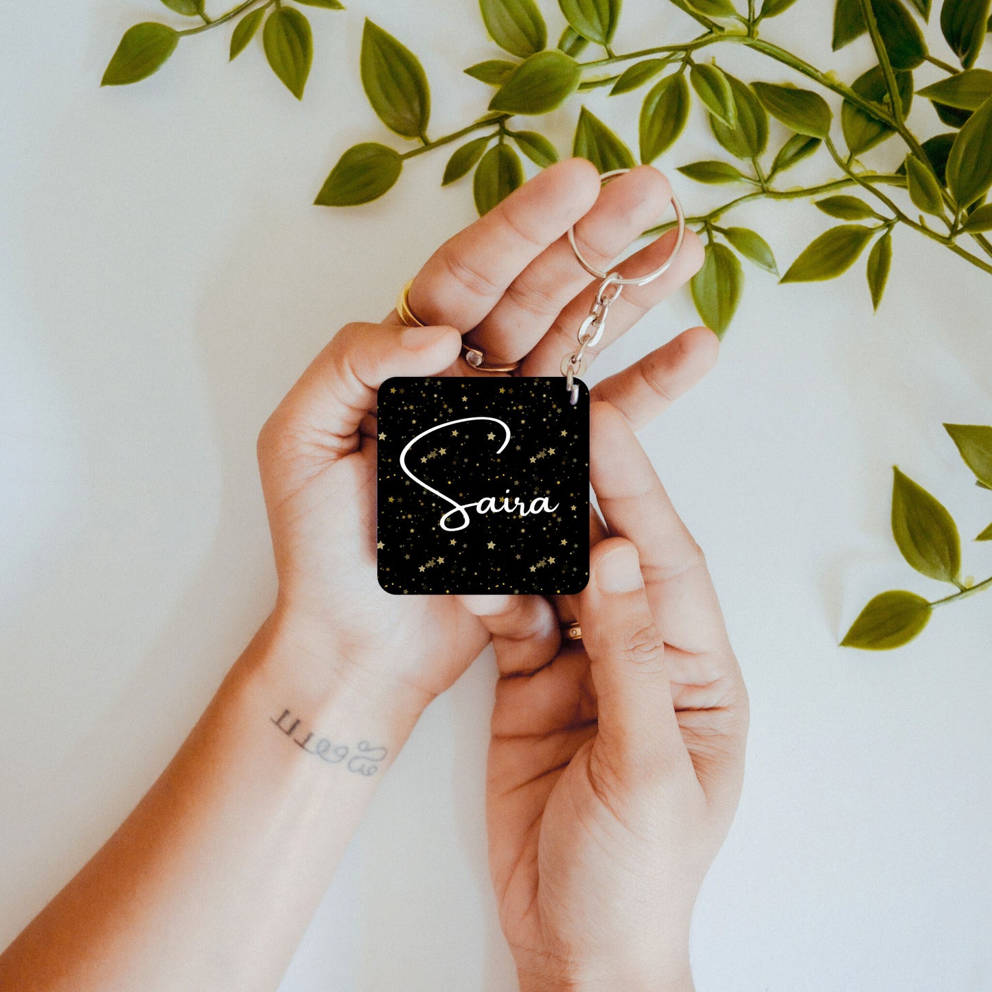 Starlit Shine – Custom Acrylic Keychain