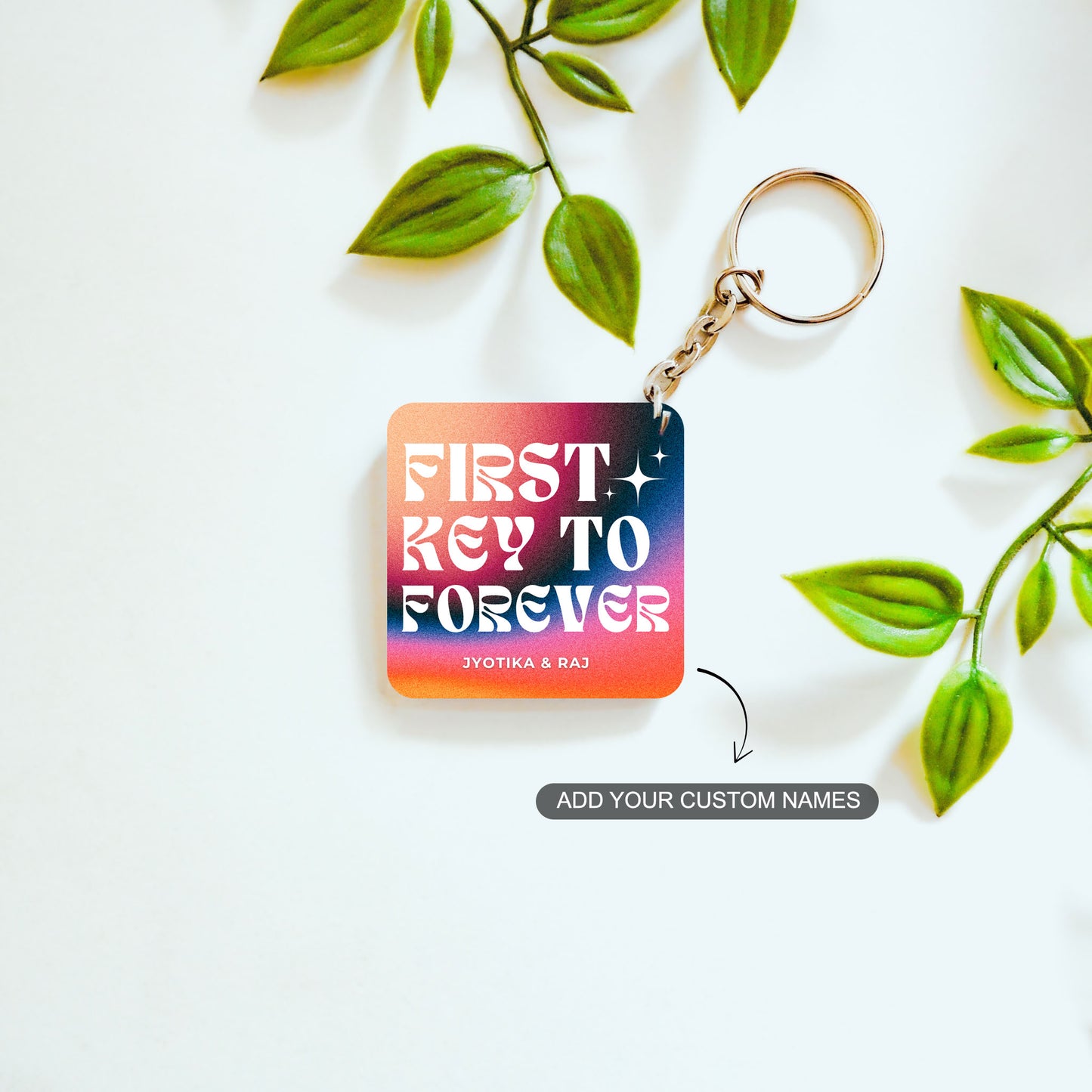 First Key – Custom Acrylic Keychain