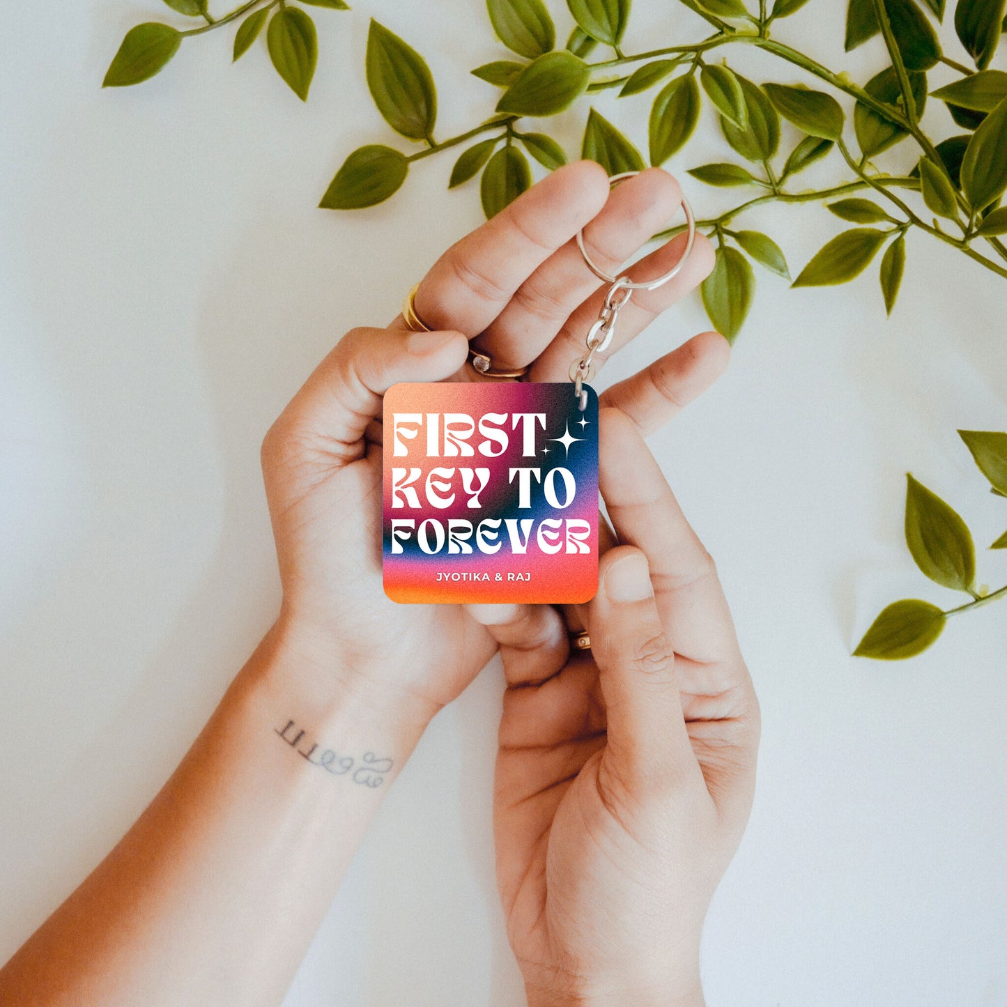First Key – Custom Acrylic Keychain