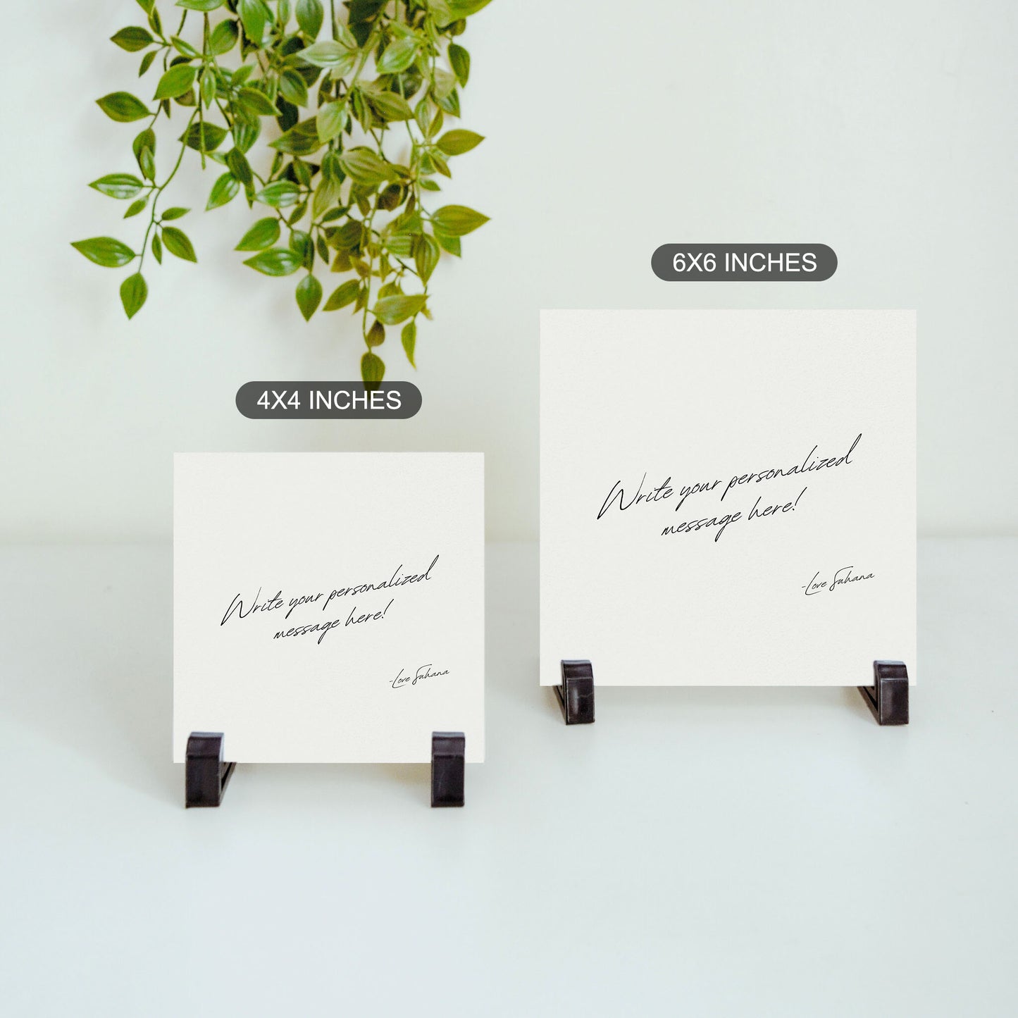 A Message to Hold – Custom Ceramic Tile