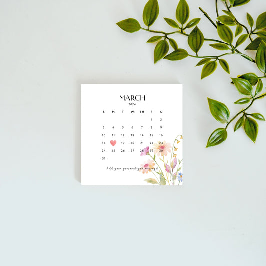 Days That Matter – Custom Calendar Ceramic Tile