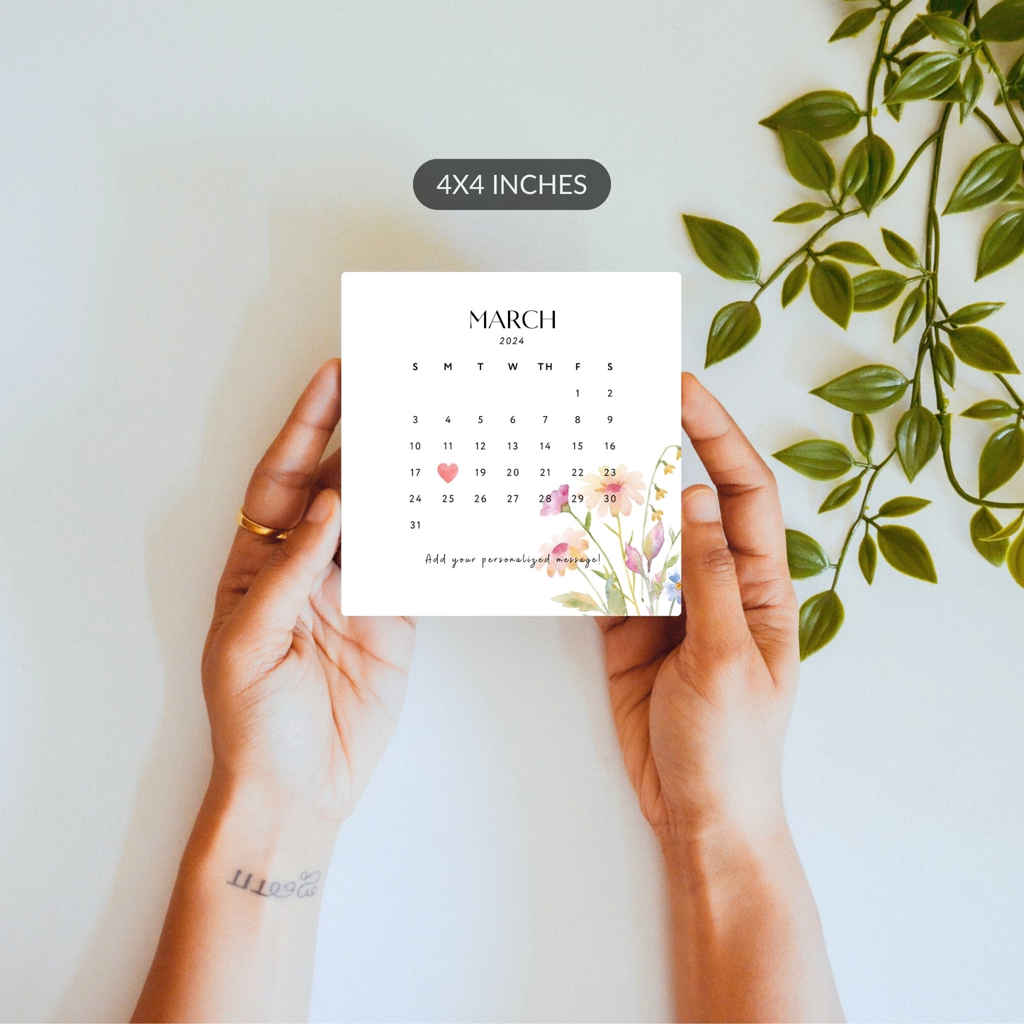 Days That Matter – Custom Calendar Ceramic Tile