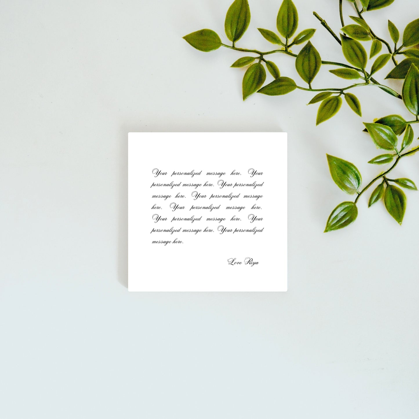 Personalized Message - Custom Ceramic Tile