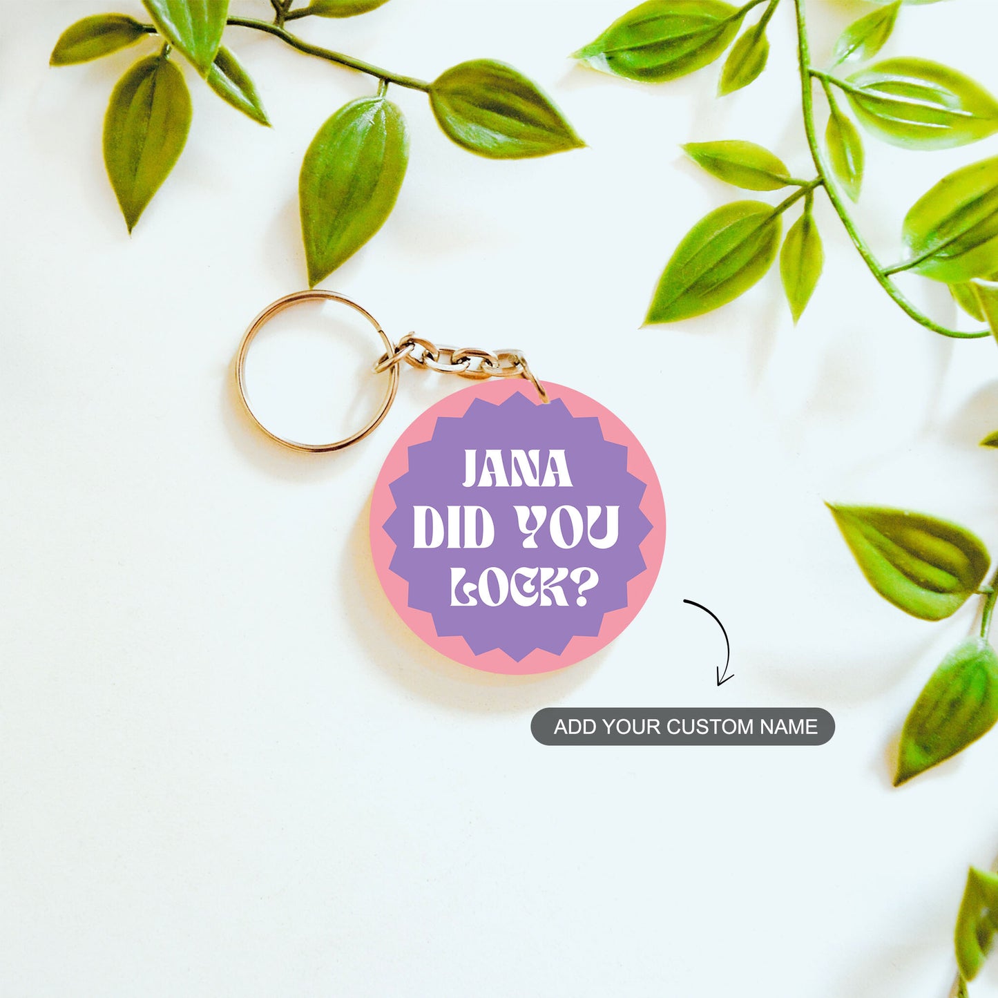 Did you Lock? – Custom Acrylic Keychain