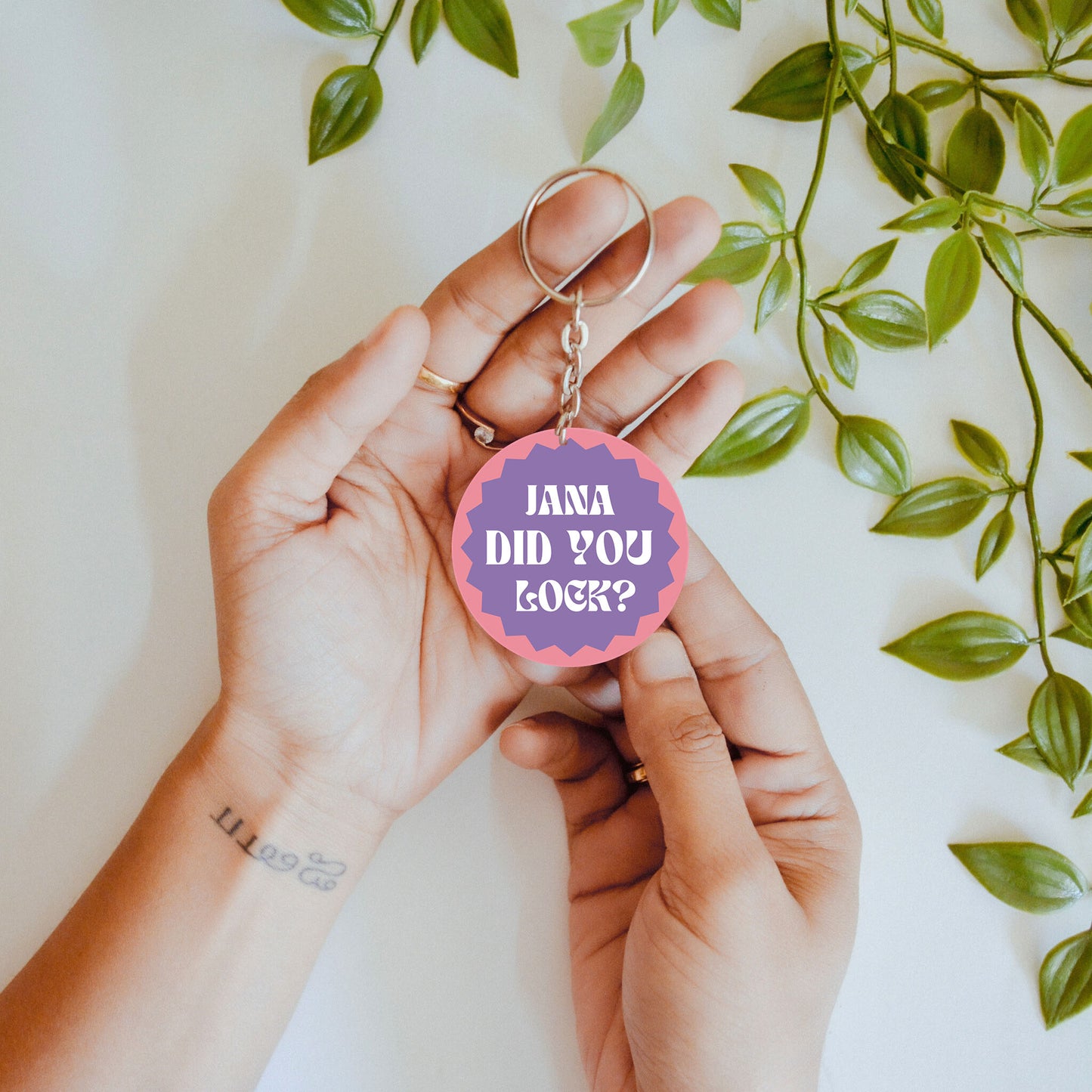 Did you Lock? – Custom Acrylic Keychain
