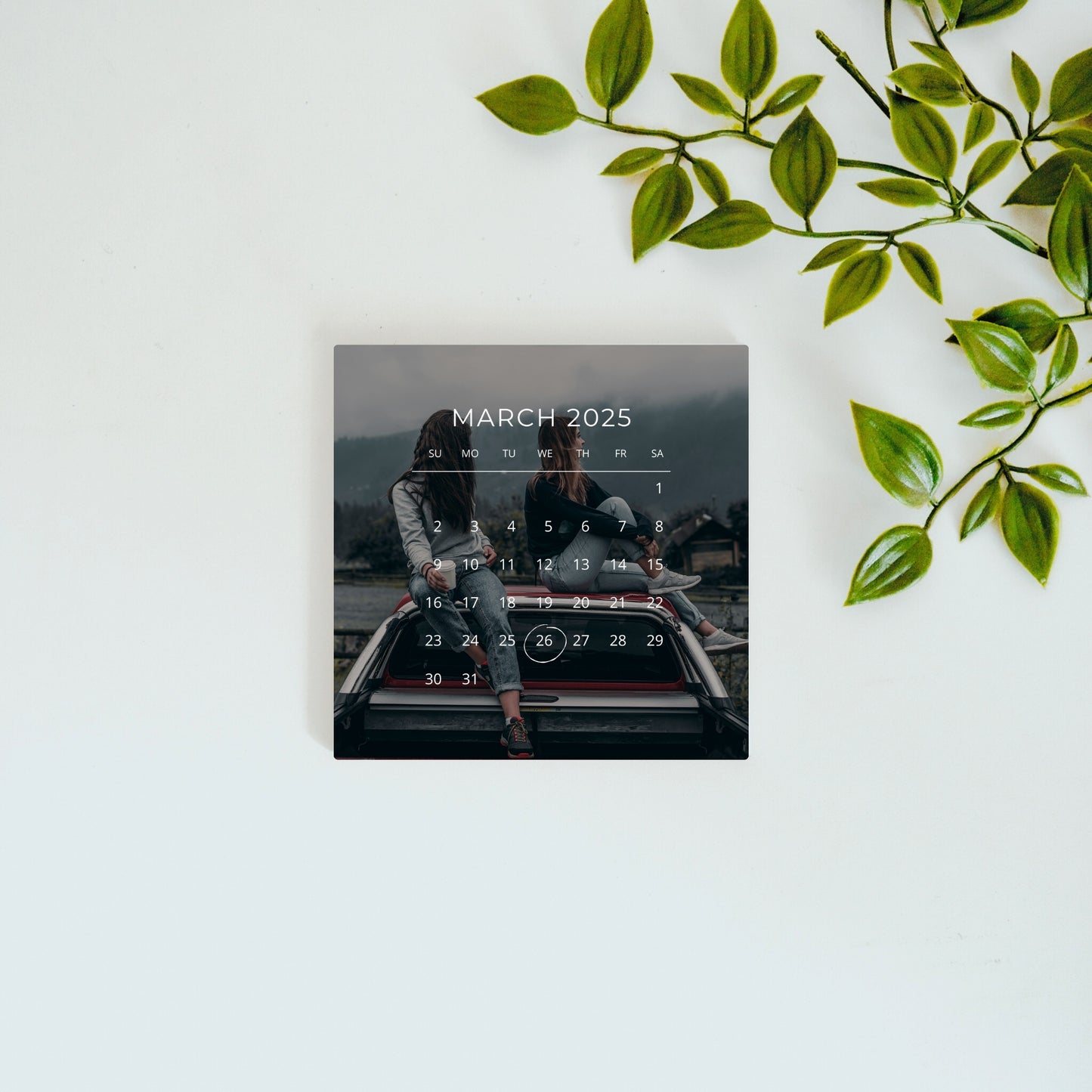 One Special Day – Custom Calendar Ceramic Tile