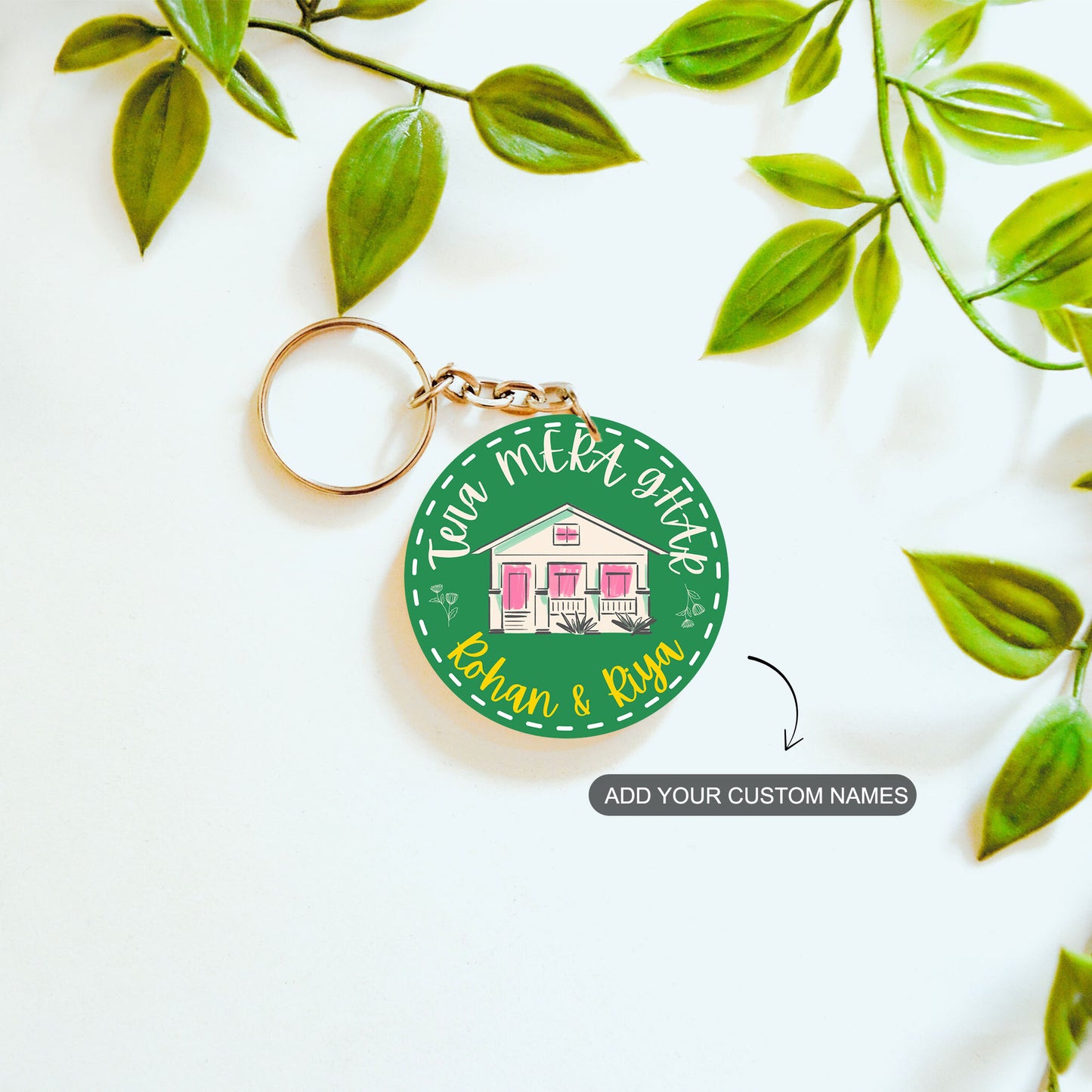 Tera Mera Ghar – Custom Acrylic Keychain