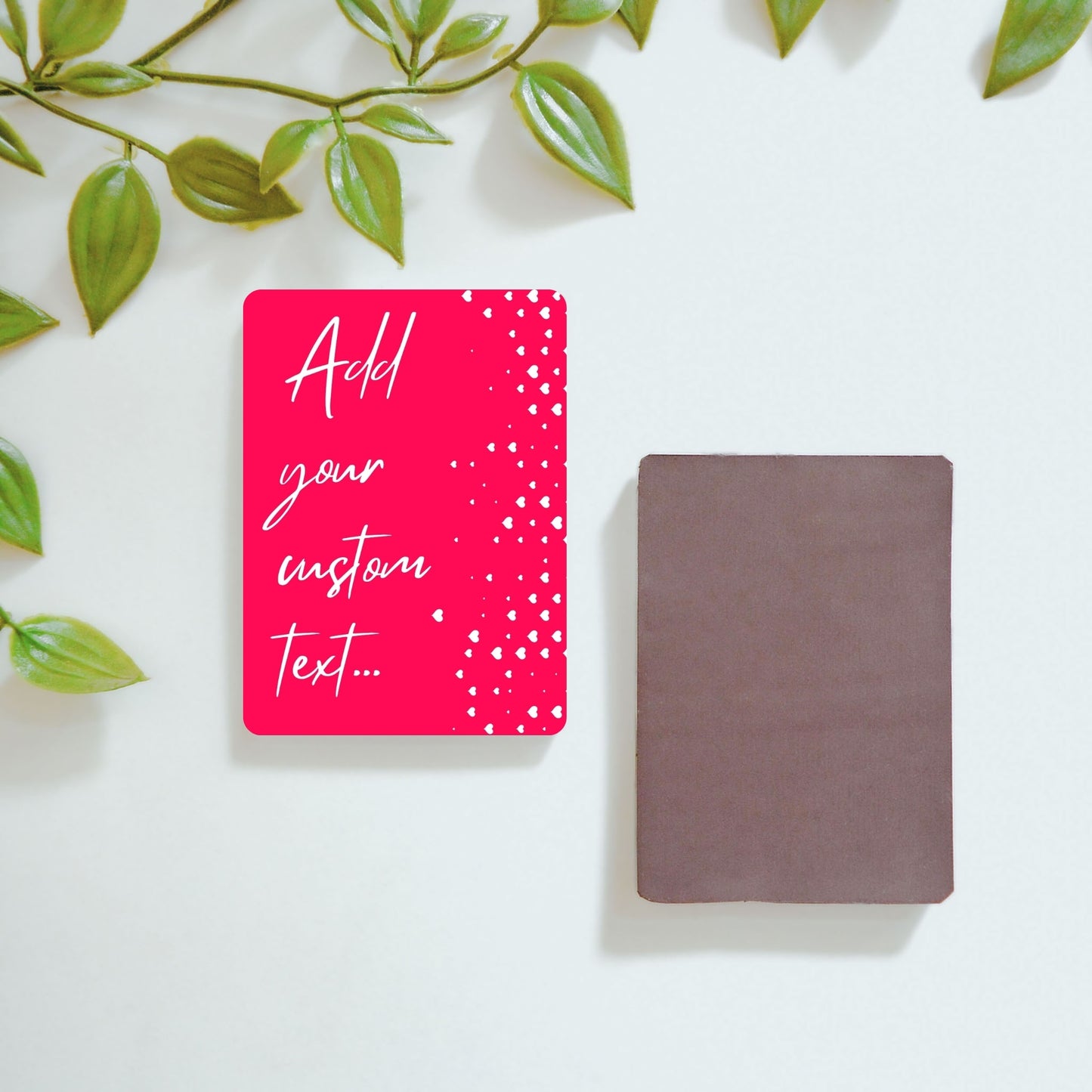 Say It with Hearts - Custom Fridge Magnet