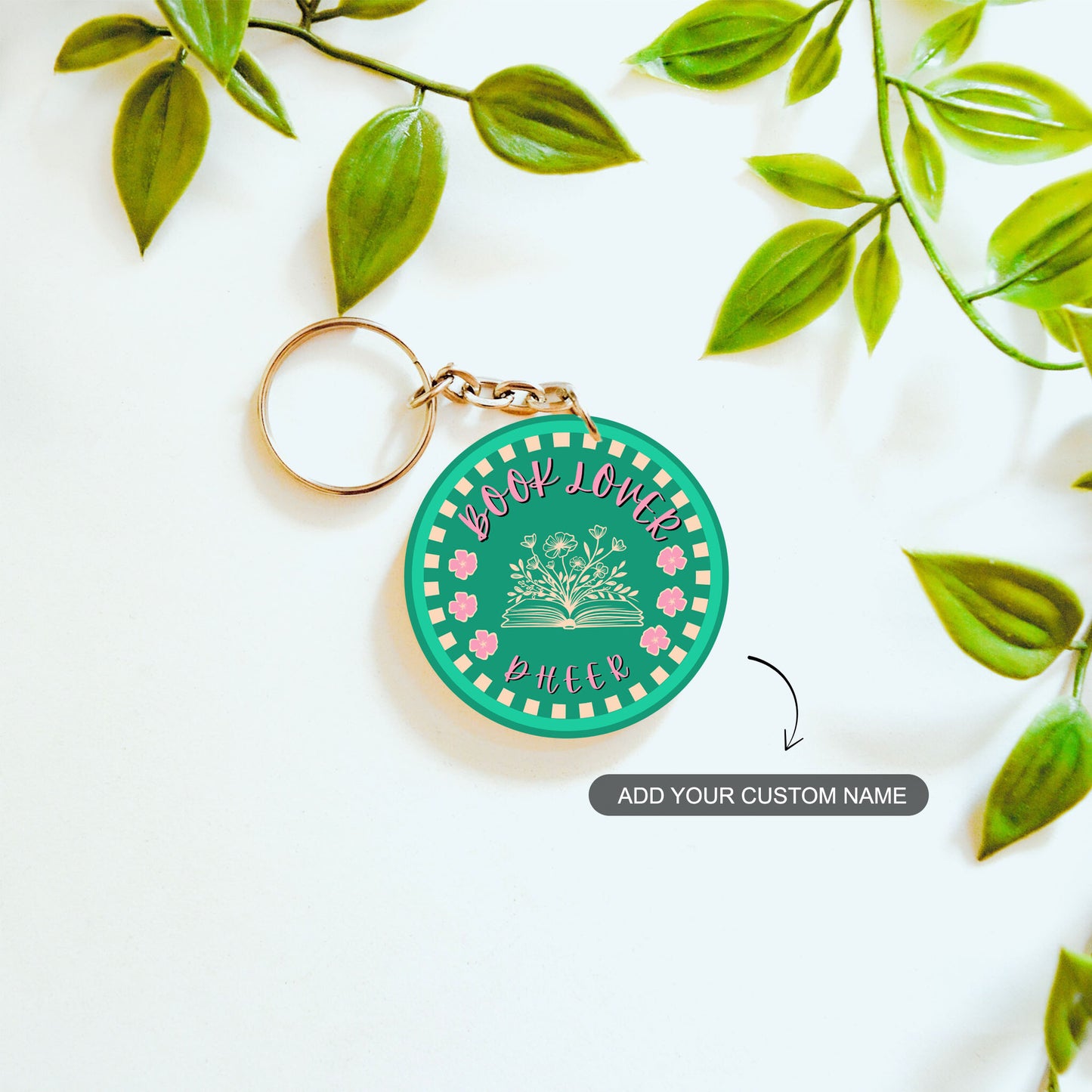 Book Lover – Custom Acrylic Keychain