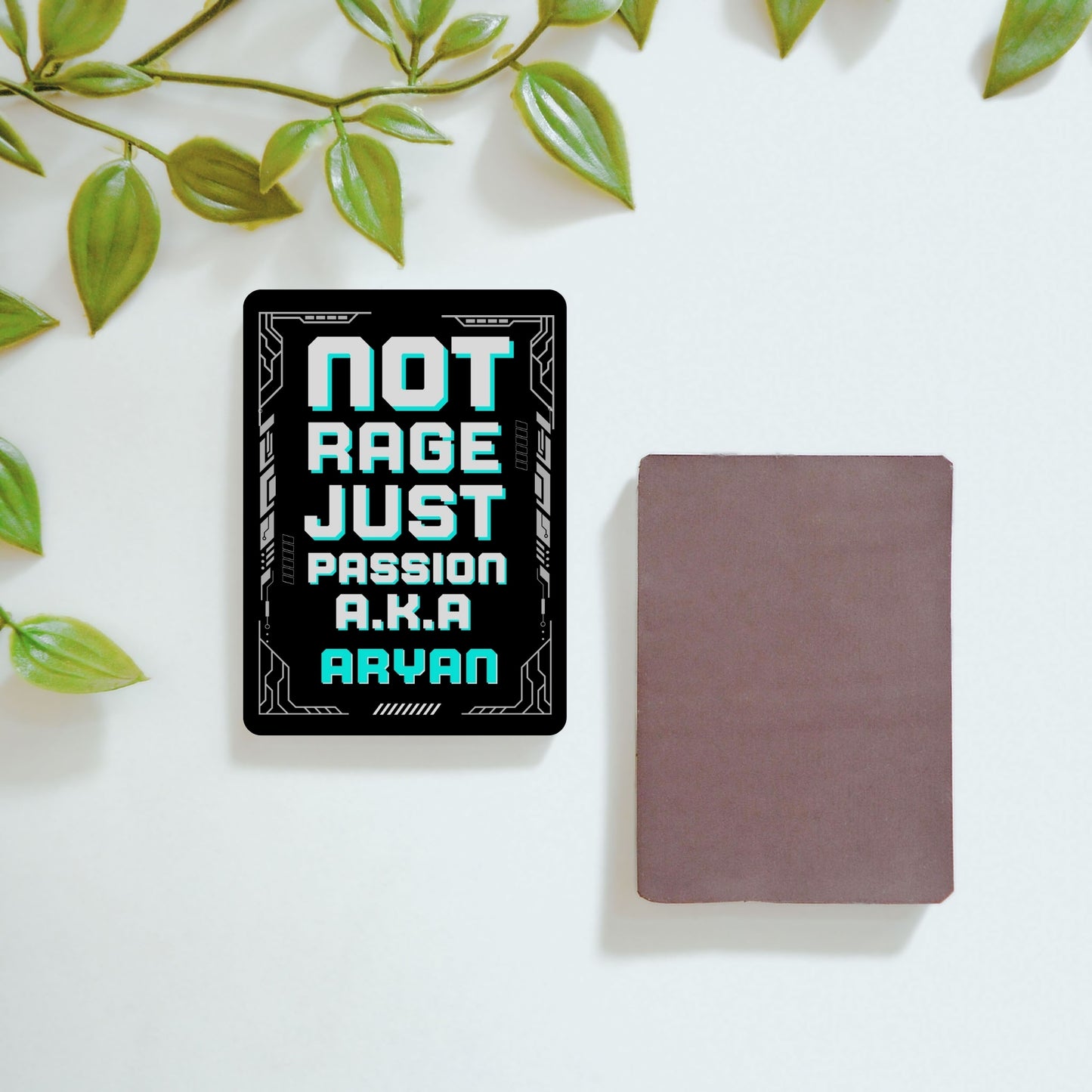 Not Rage, Just Passion - Custom Fridge Magnet