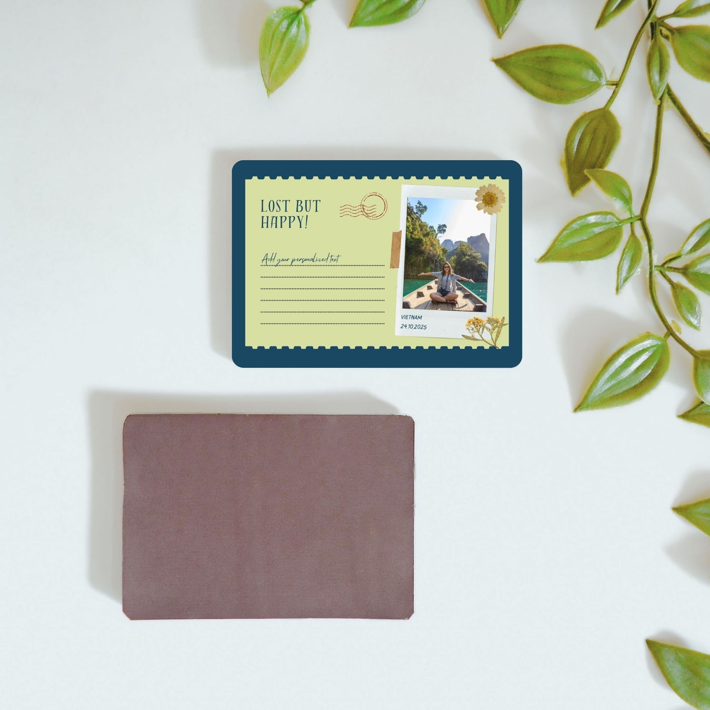 Postcard Memories - Custom Fridge Magnet