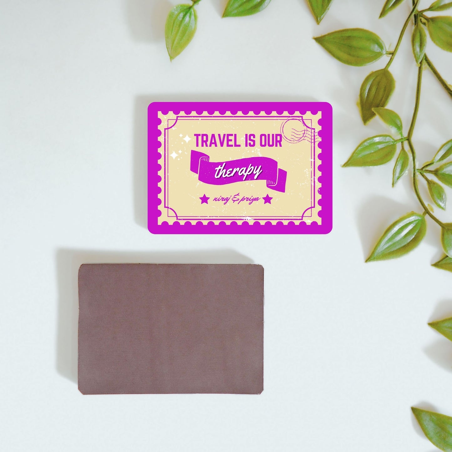 Travel Therapy - Custom Fridge Magnet