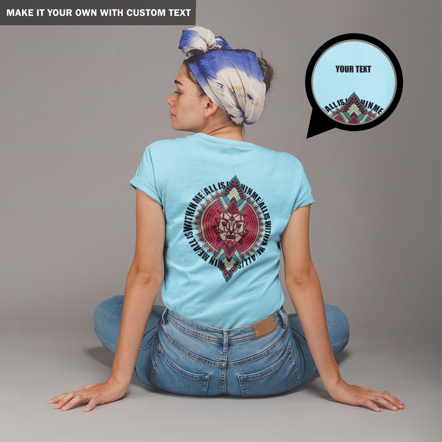 All is Within Me - Back Print TShirt - Women