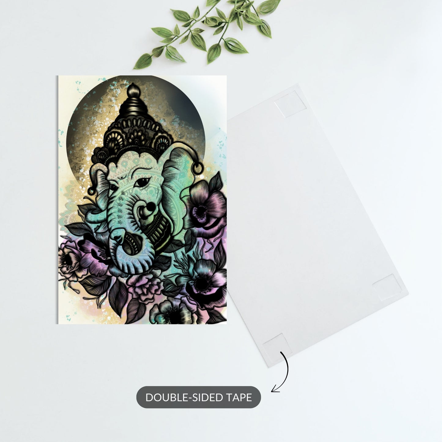 Ganesha metal print