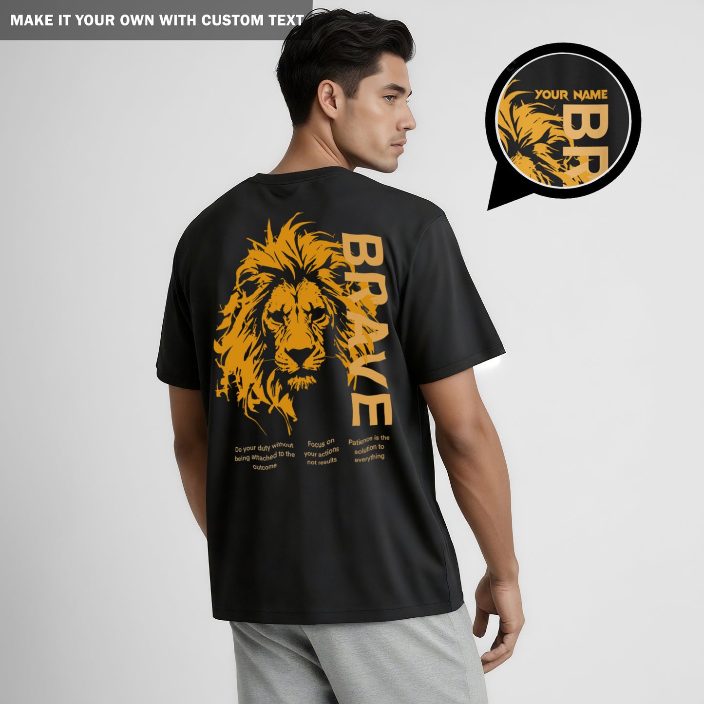Brave - Oversized T-Shirt - Men