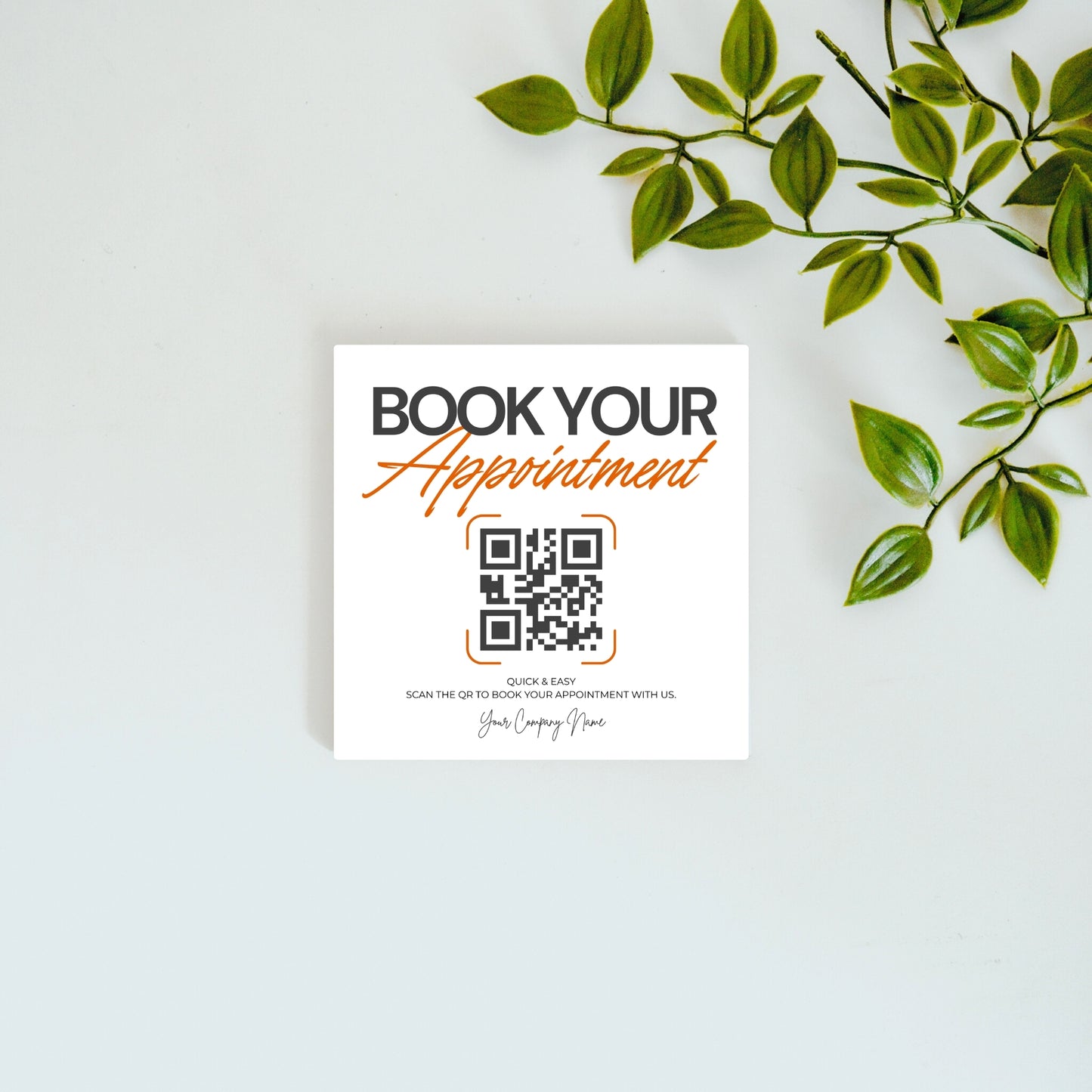 Book Your Appointment – Custom QR Ceramic Tile
