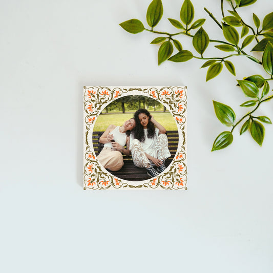 Framed in Stone – Custom Ceramic Tile