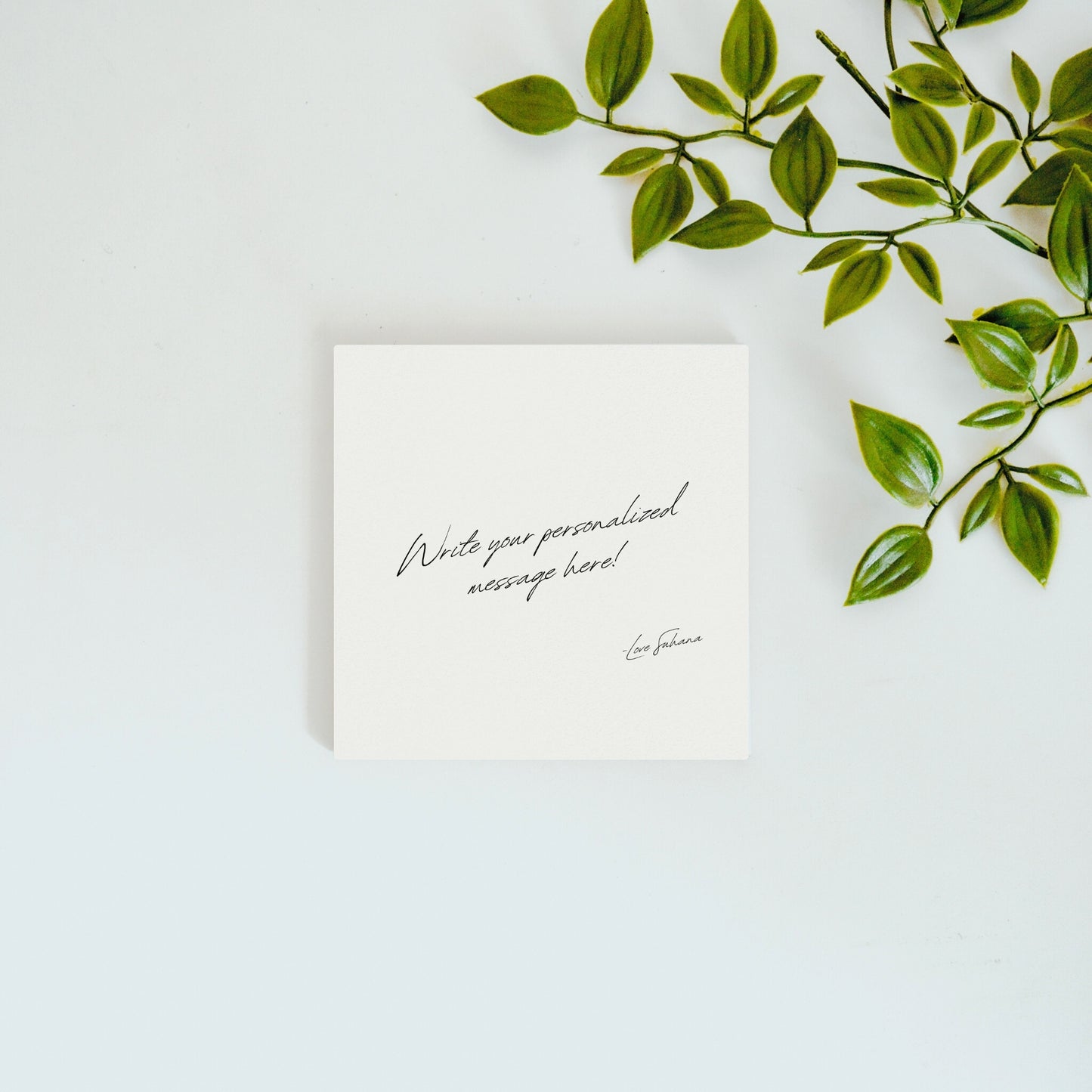 A Message to Hold – Custom Ceramic Tile