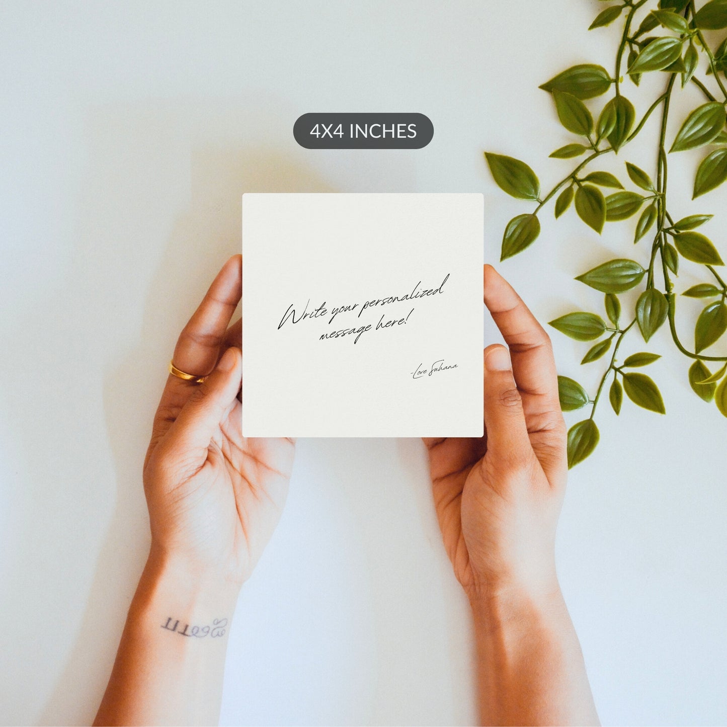 A Message to Hold – Custom Ceramic Tile