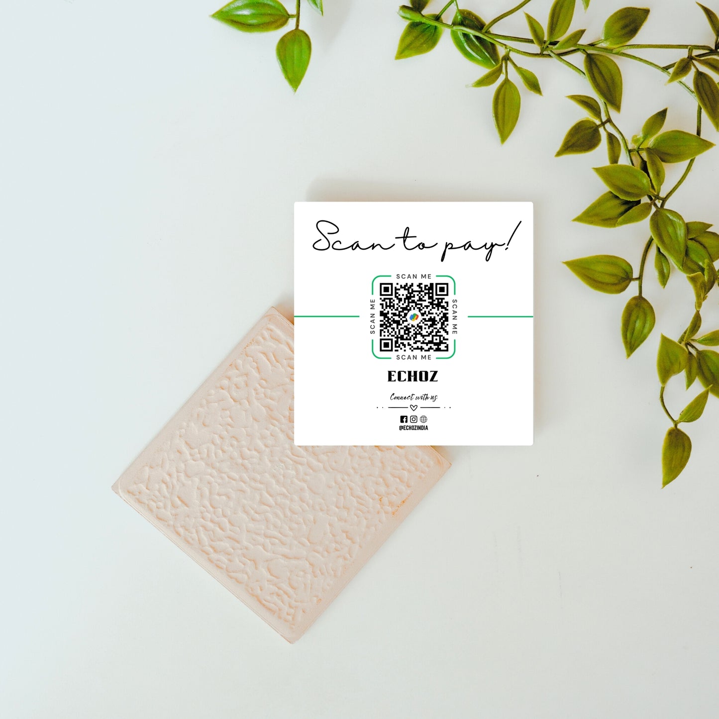 Scan to Pay – Custom QR Ceramic Tile