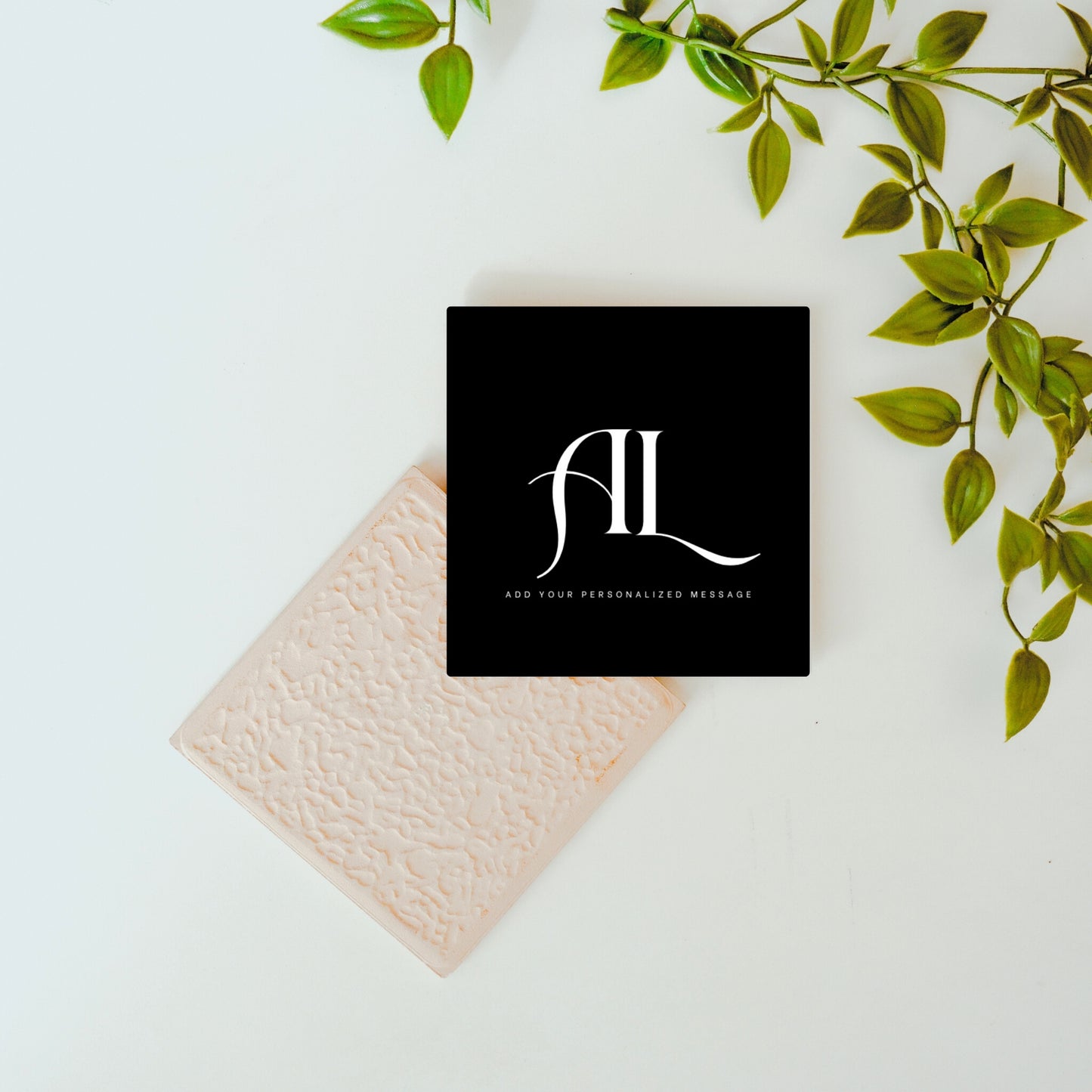 A Gift from the Heart – Custom Initials Ceramic Tile