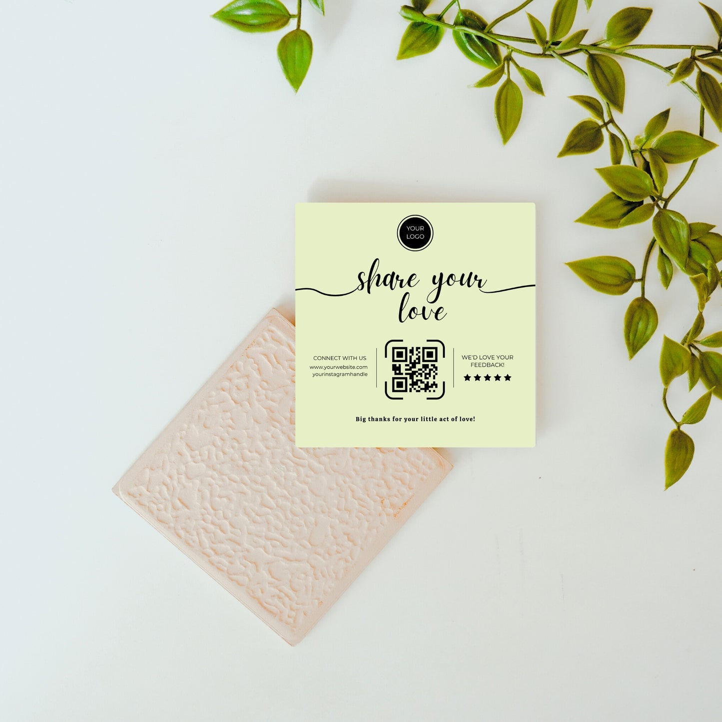Share Your Love – Custom QR Ceramic Tile