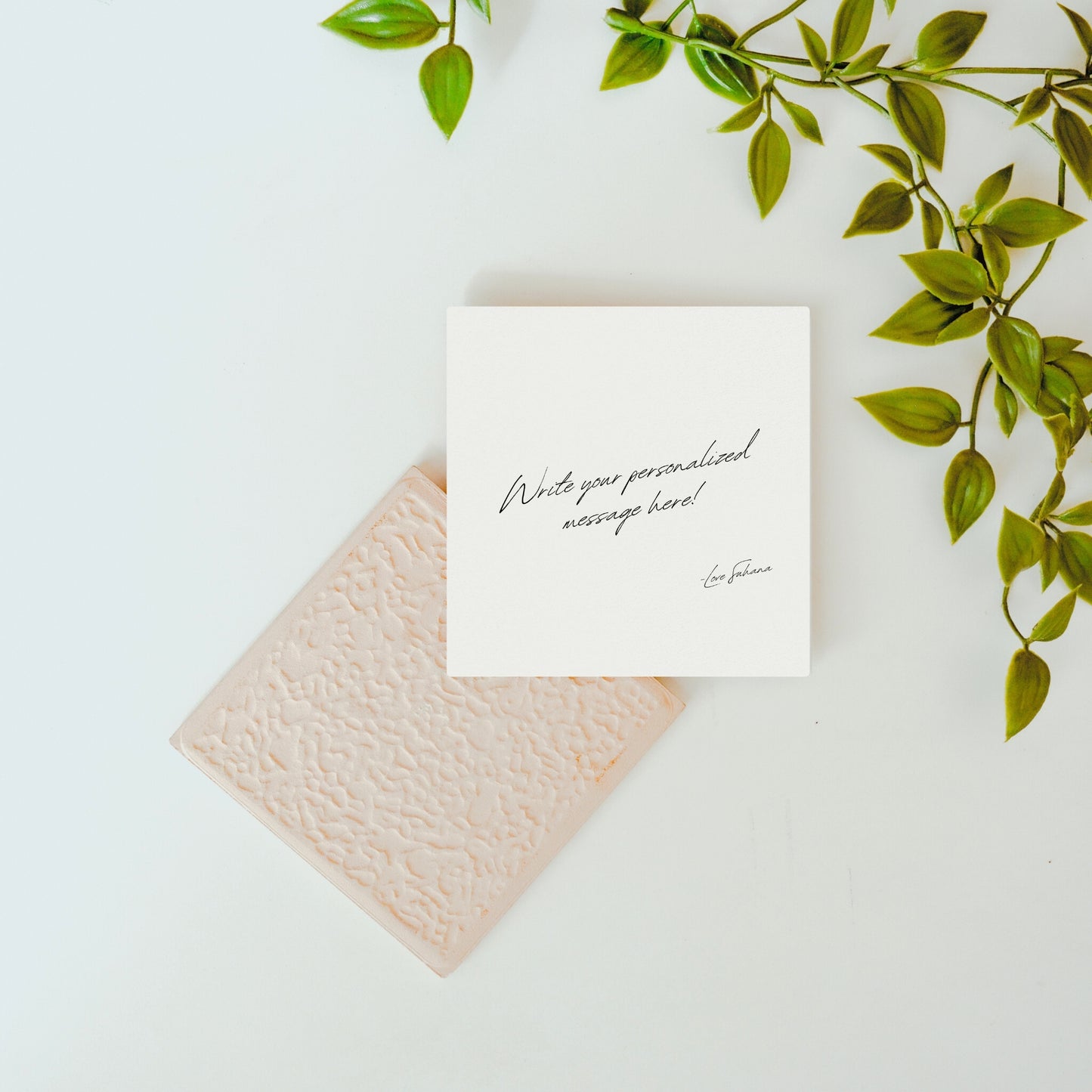 A Message to Hold – Custom Ceramic Tile
