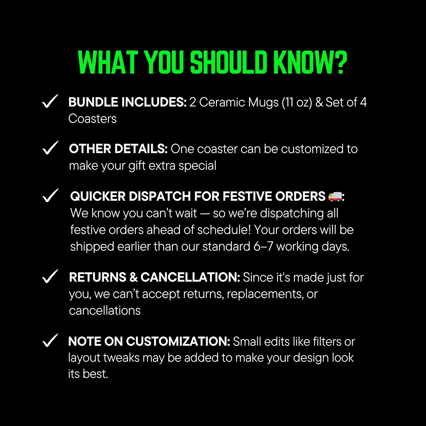 What should you know?