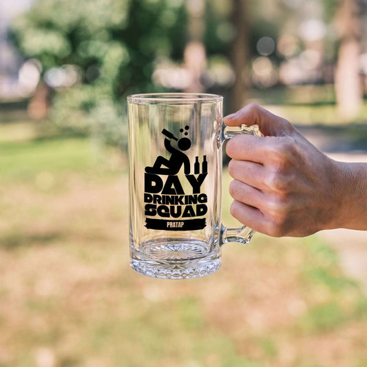 Day Drinking Squad - Custom Beer Mug