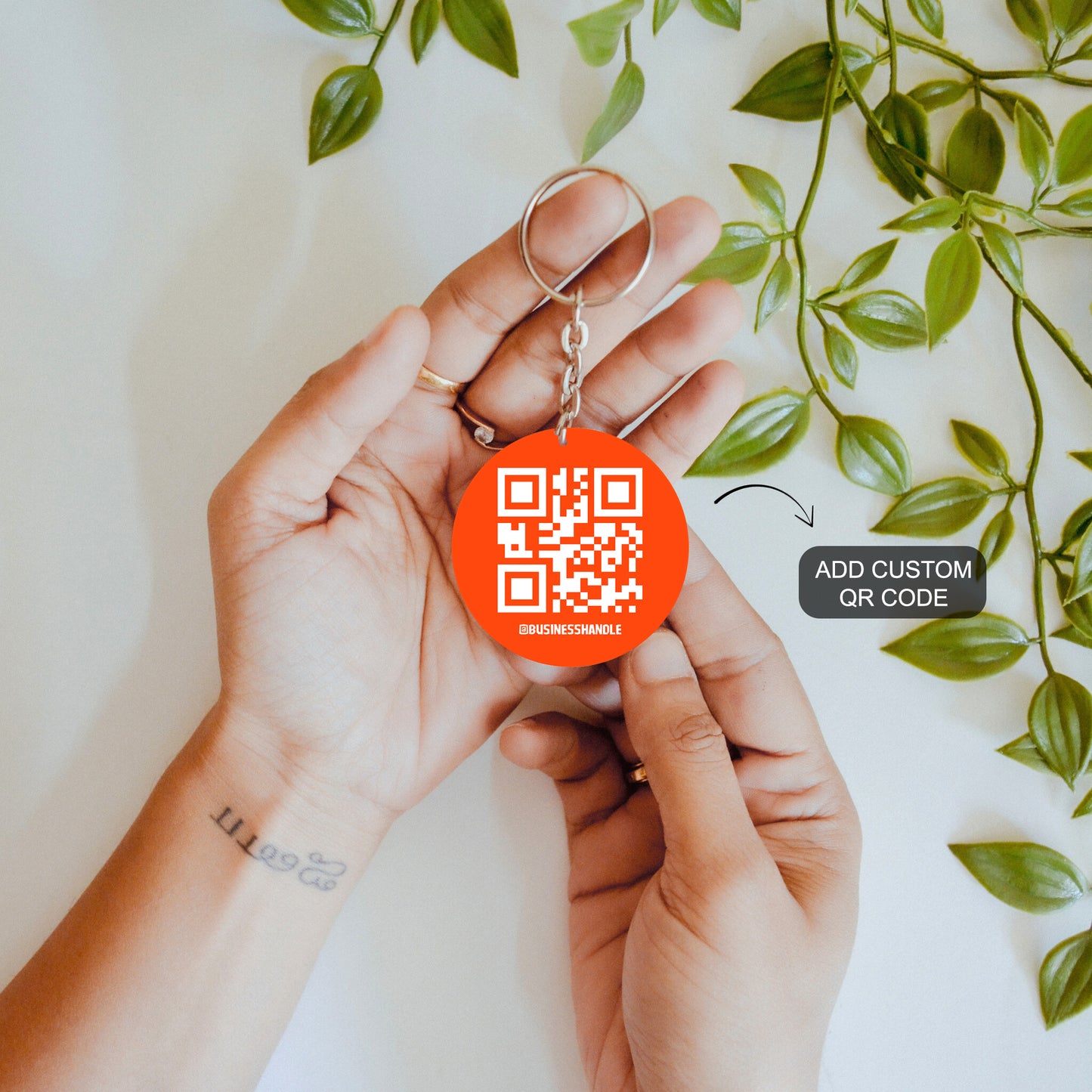 Flip Me – Custom QR Double Sided Keychain