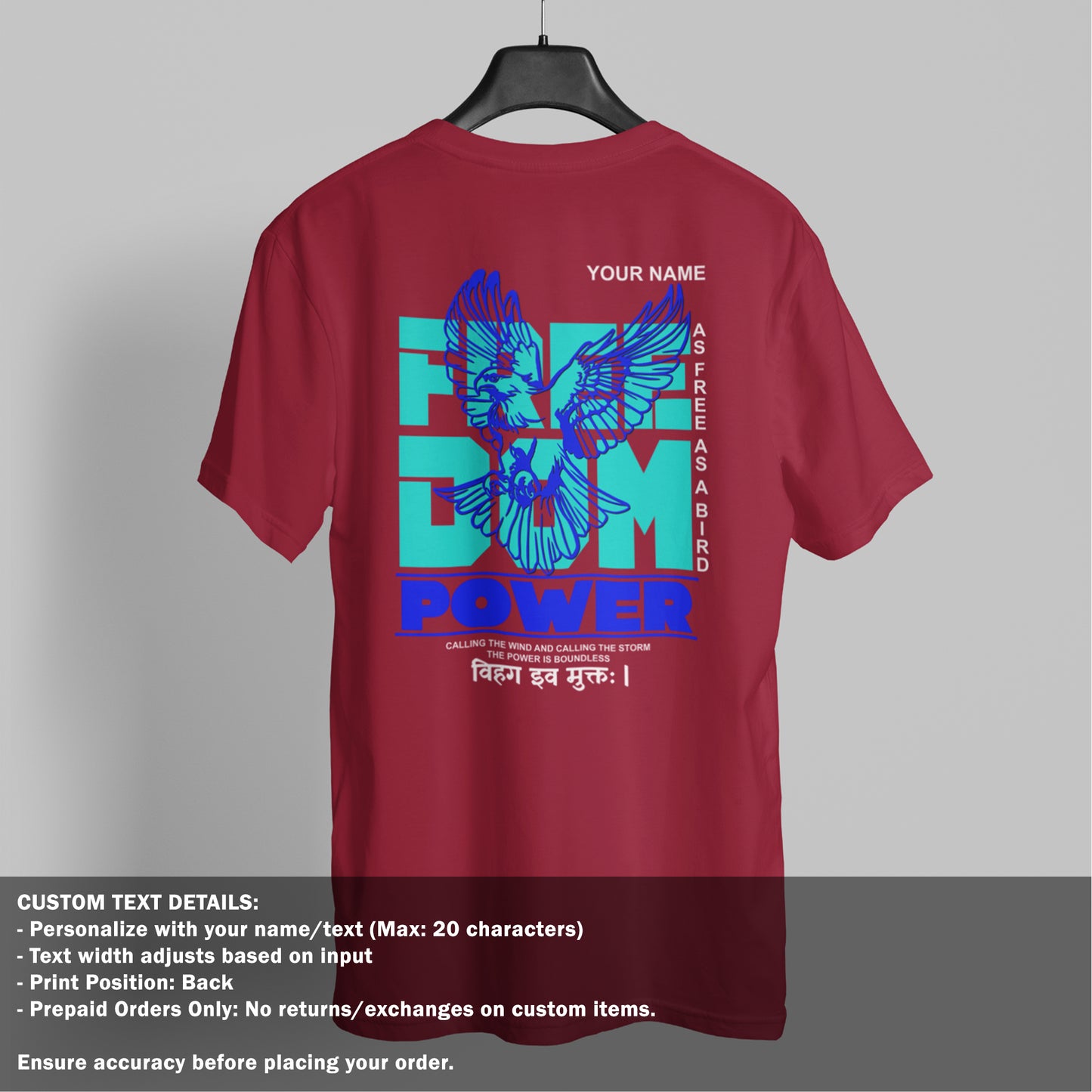 Freedom - Oversized T-Shirt - Men