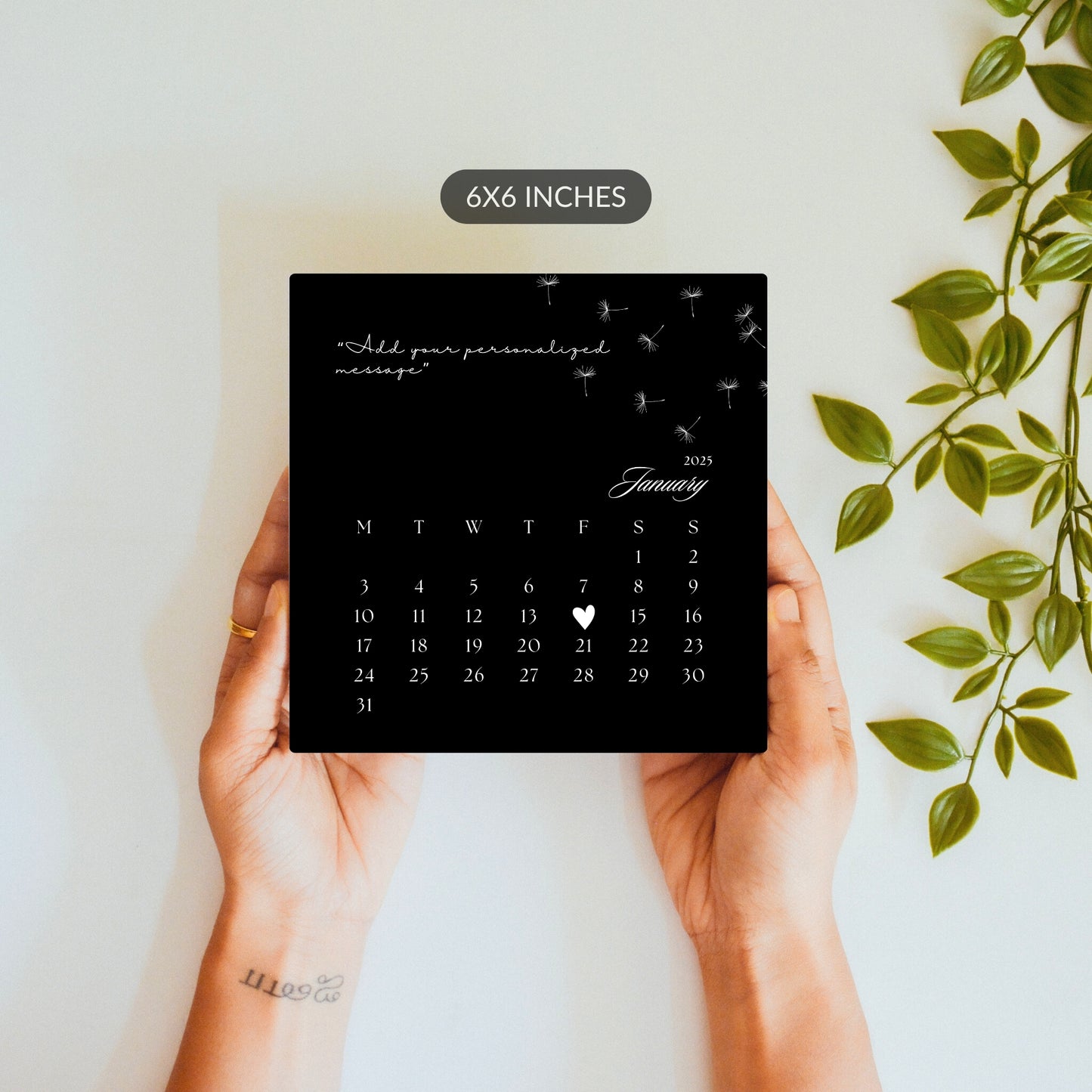Forever Marked – Custom Calendar Ceramic Tile