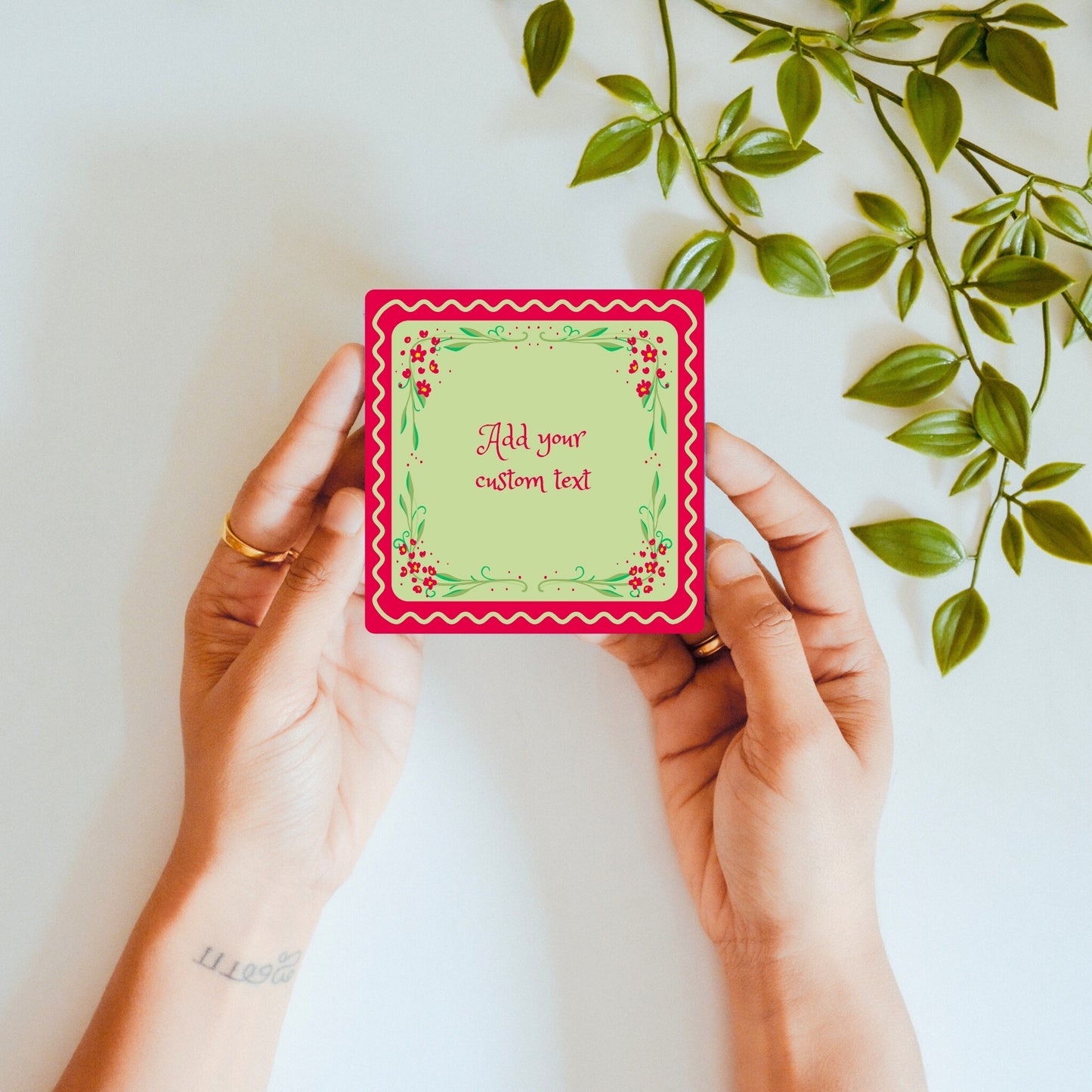 A Message That Lasts - Custom Fridge Magnet