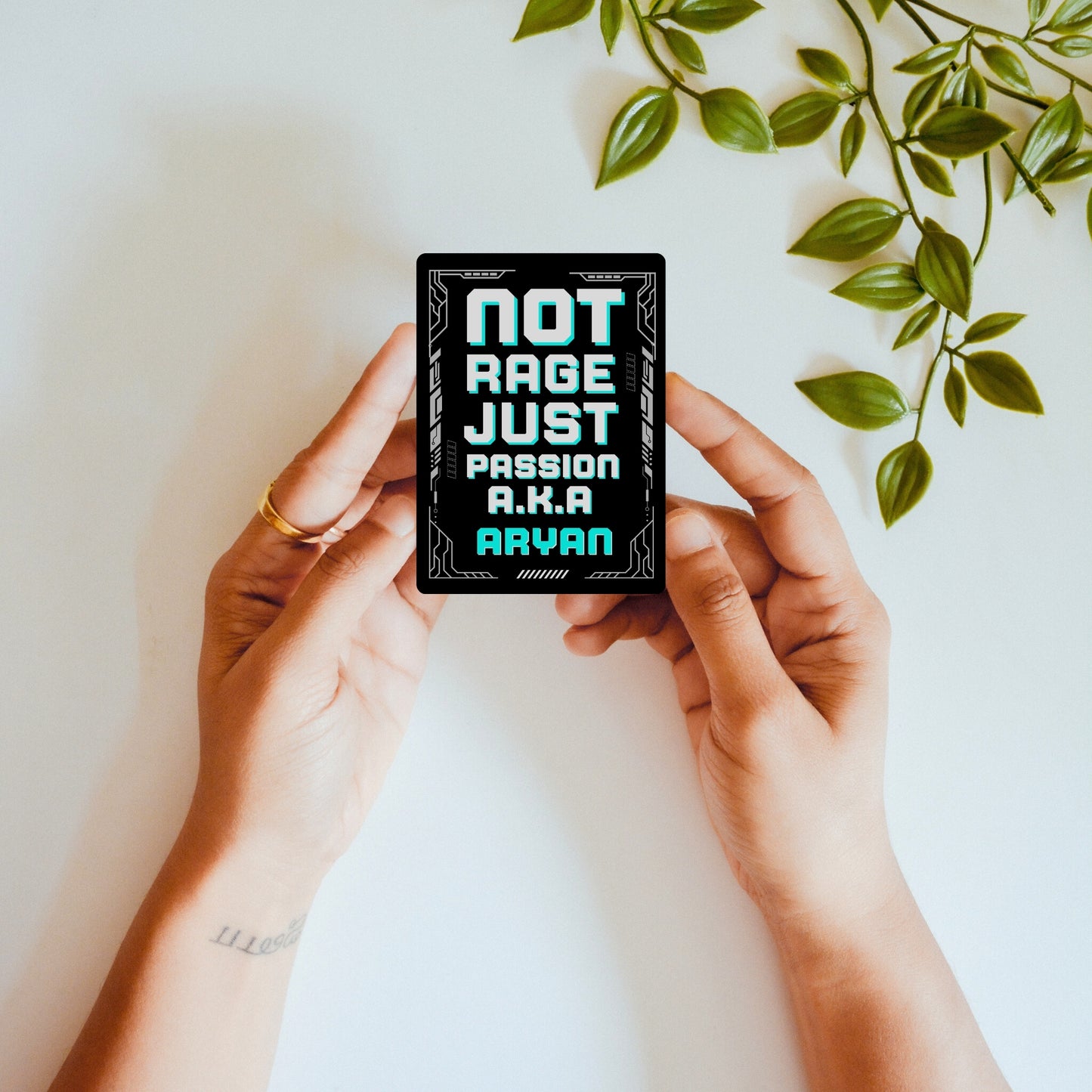 Not Rage, Just Passion - Custom Fridge Magnet