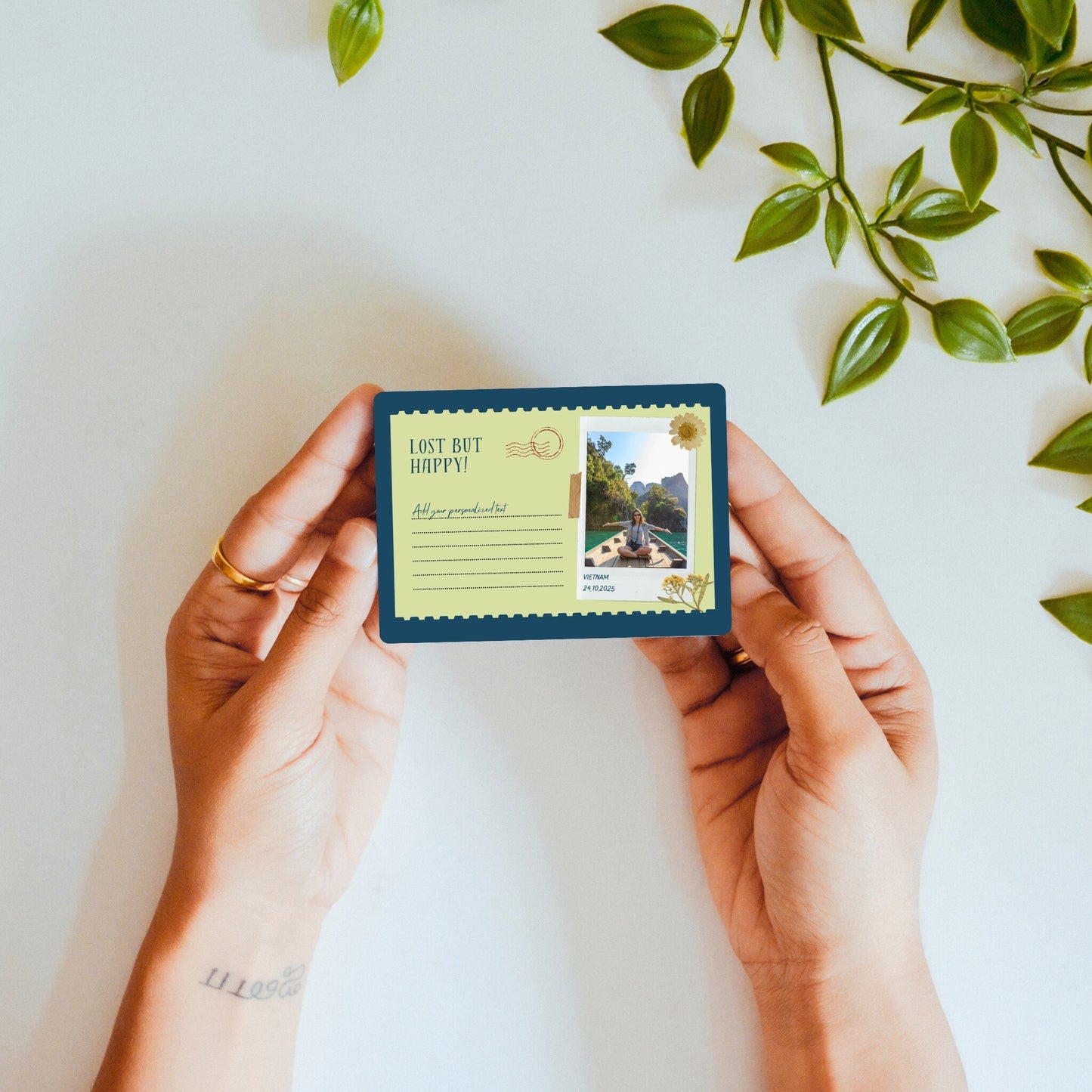 Postcard Memories - Custom Fridge Magnet