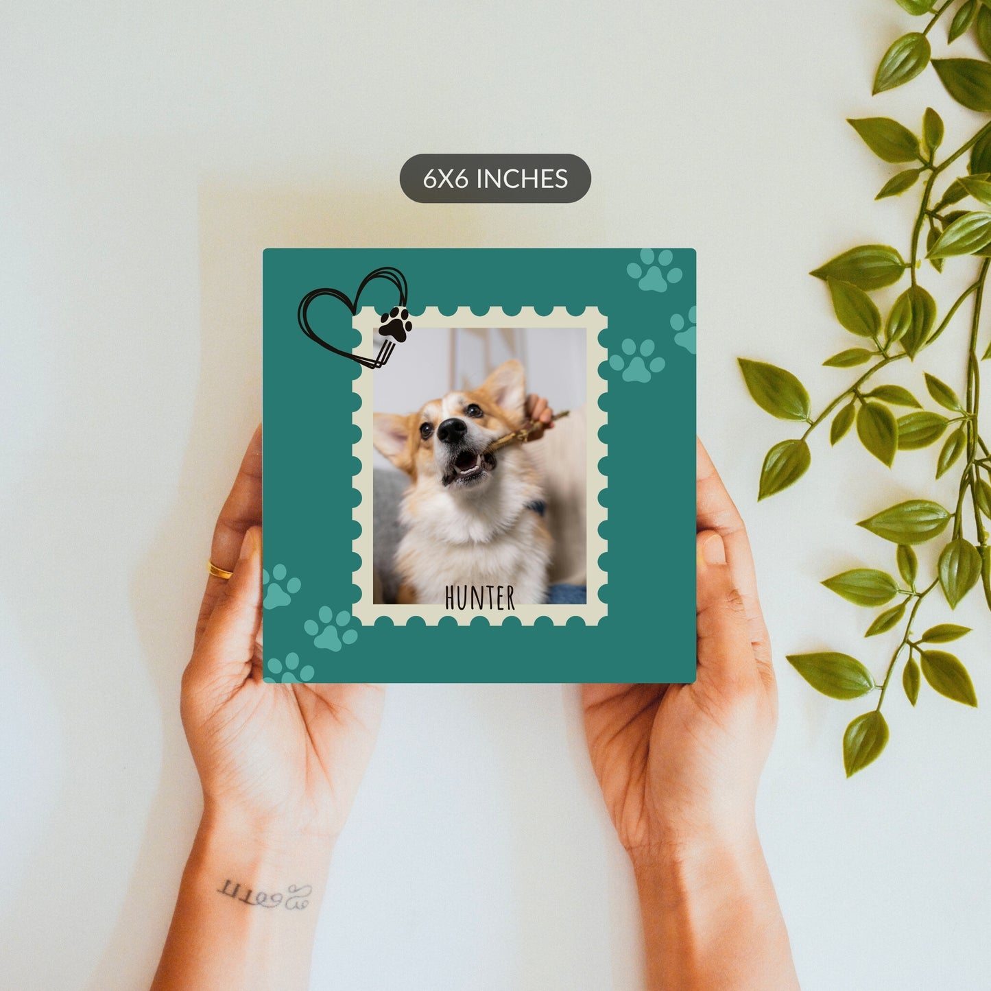 Pawprints Forever – Custom Ceramic Tile