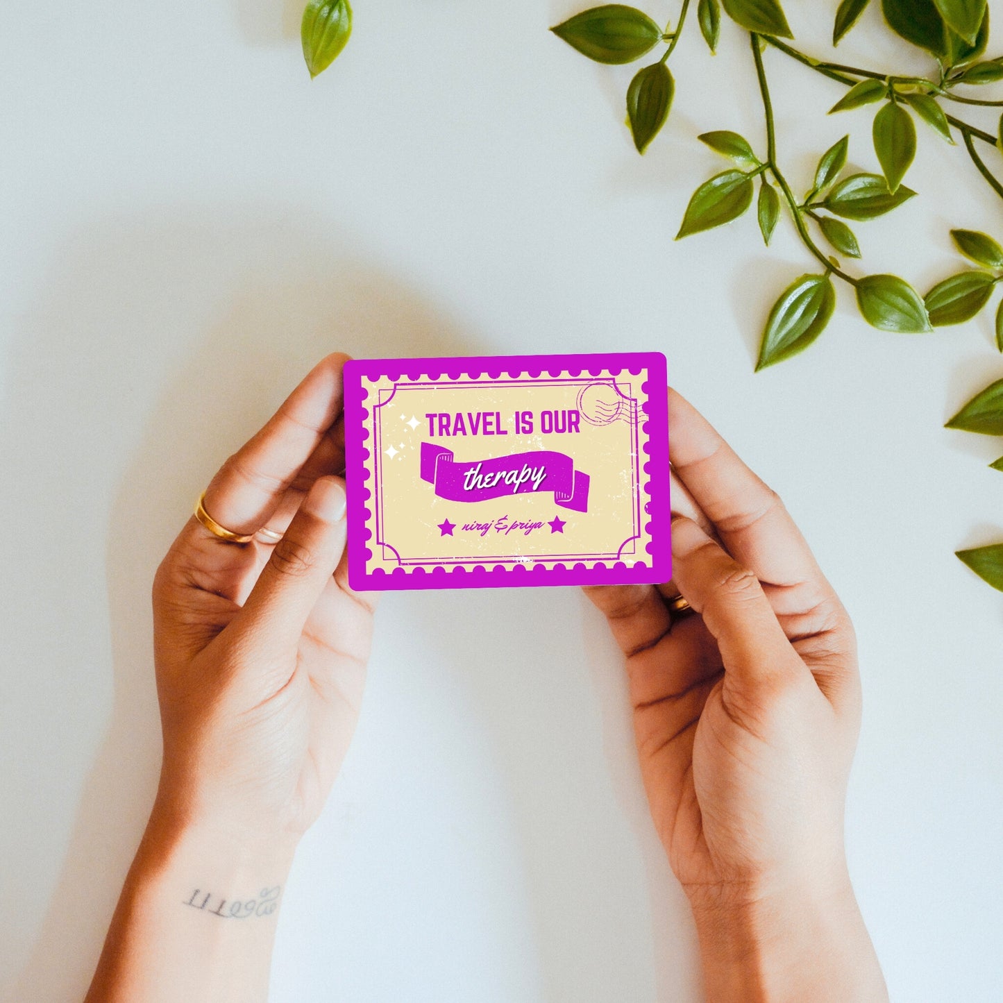 Travel Therapy - Custom Fridge Magnet