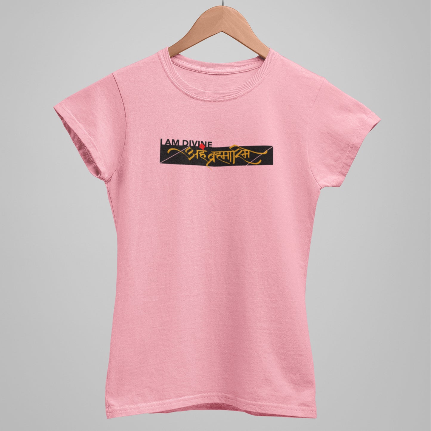 I am Divine - Sanskrit TShirt - Regular Fit - Women