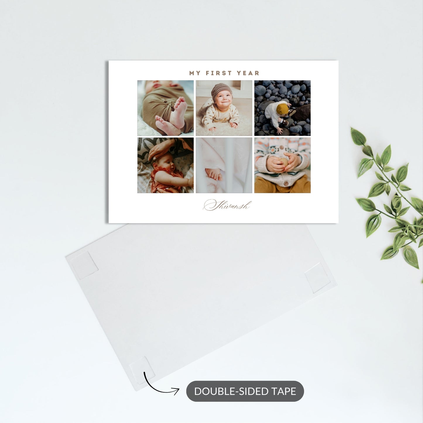 My First Year – Custom Baby Metal Print