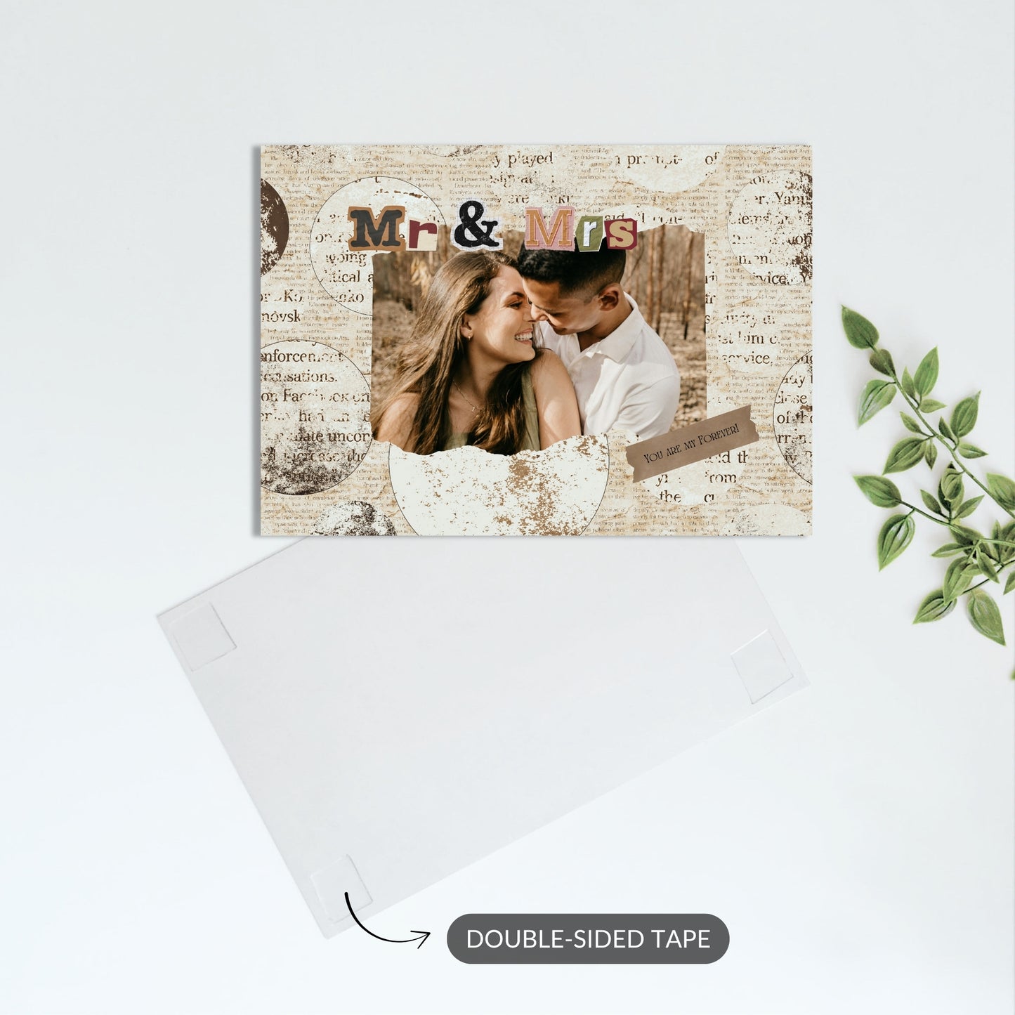 Mr & Mrs – Custom Photo Metal Print
