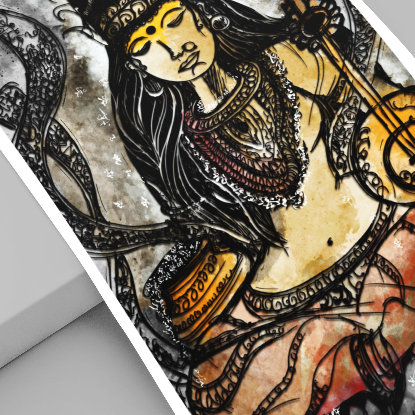 Maa Saraswati Art Print
