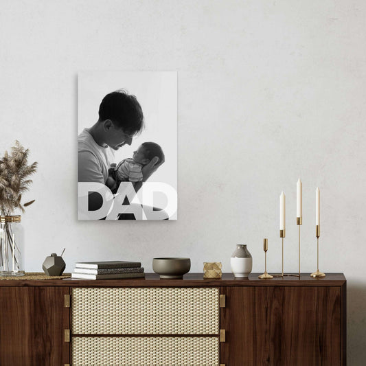 Forever Dad – Custom Photo Metal Print