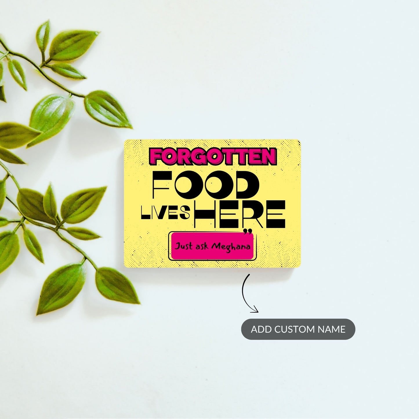Fridge Confessions - Custom Fridge Magnet