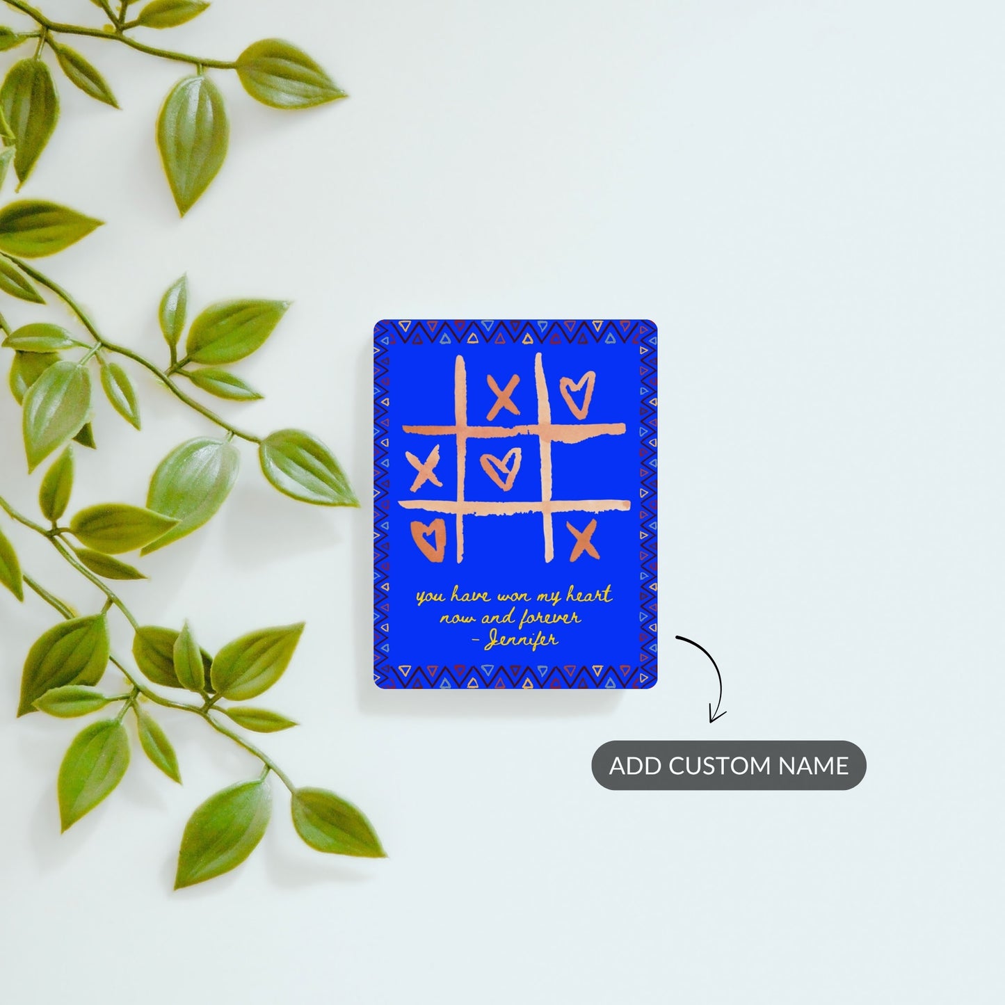 Tic-Tac-Toe - Custom Fridge Magnet