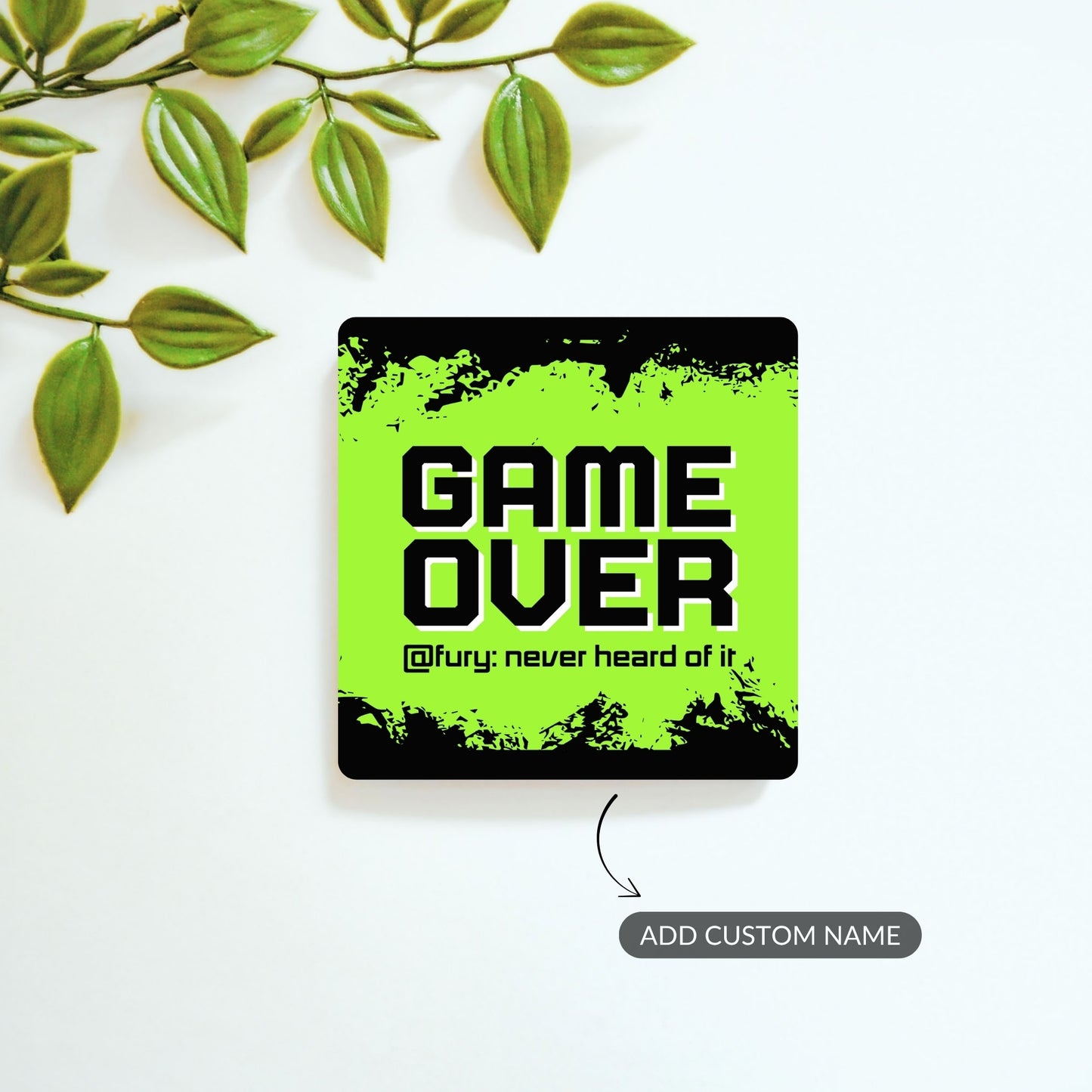 Game Over - Custom Fridge Magnet